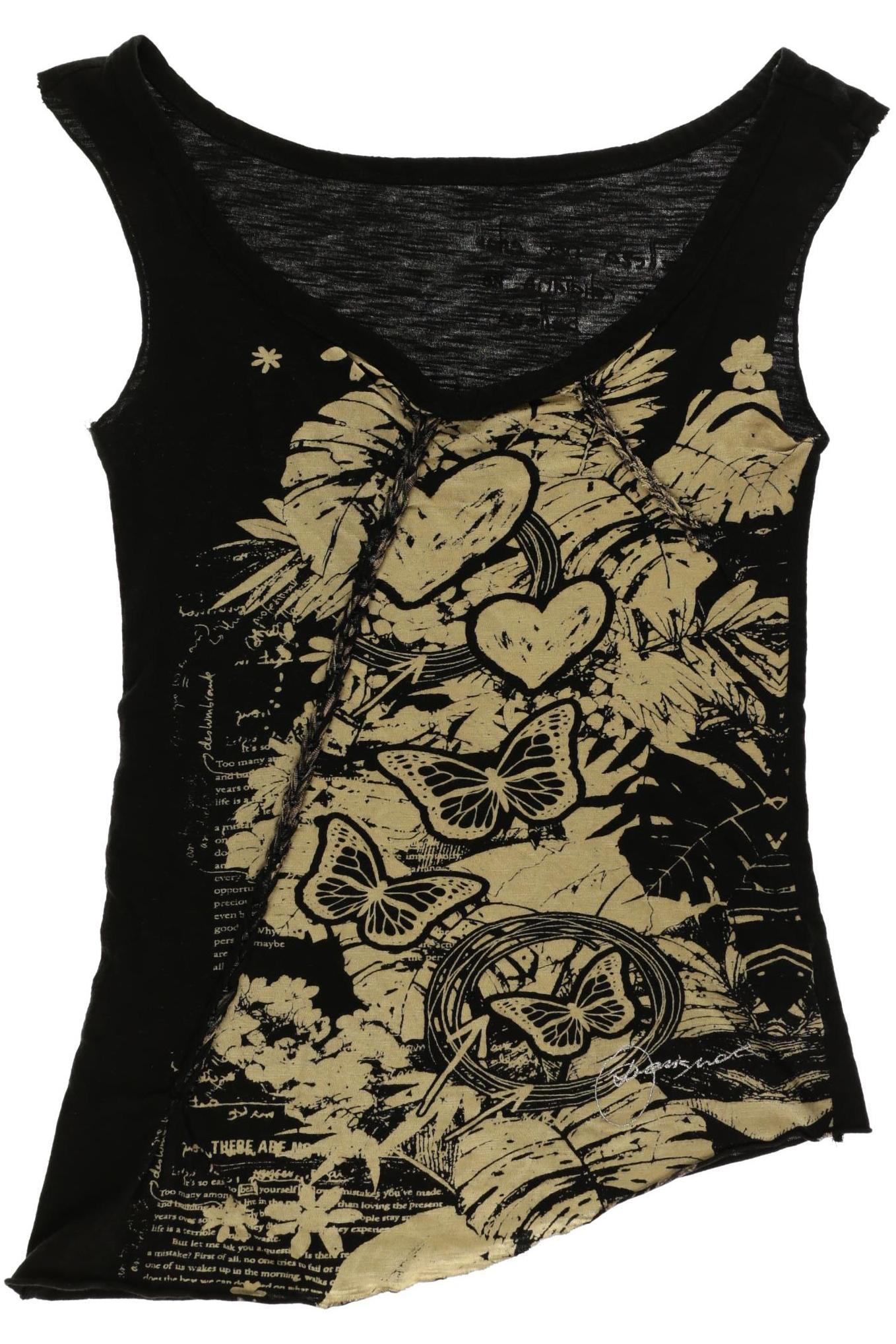 

Desigual Damen Top, schwarz, Gr.