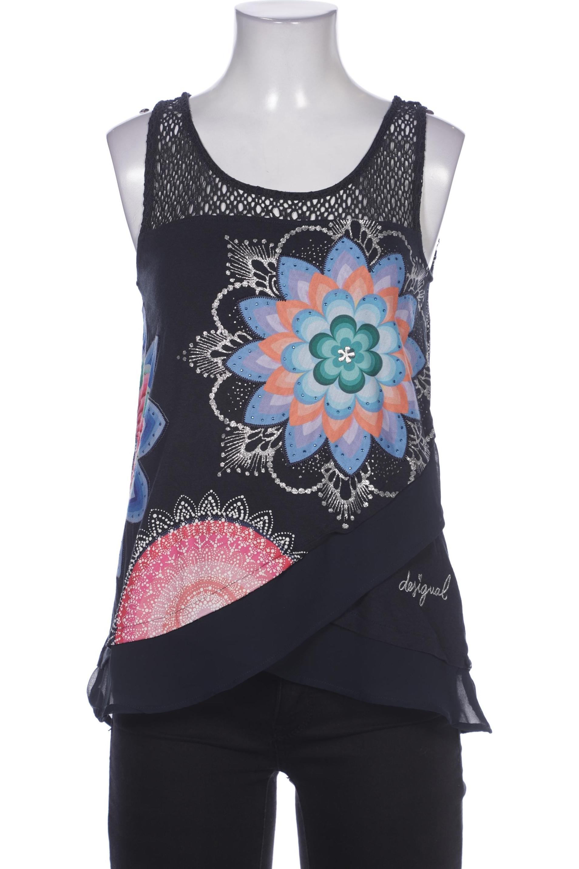 

Desigual Damen Top, marineblau, Gr. 34