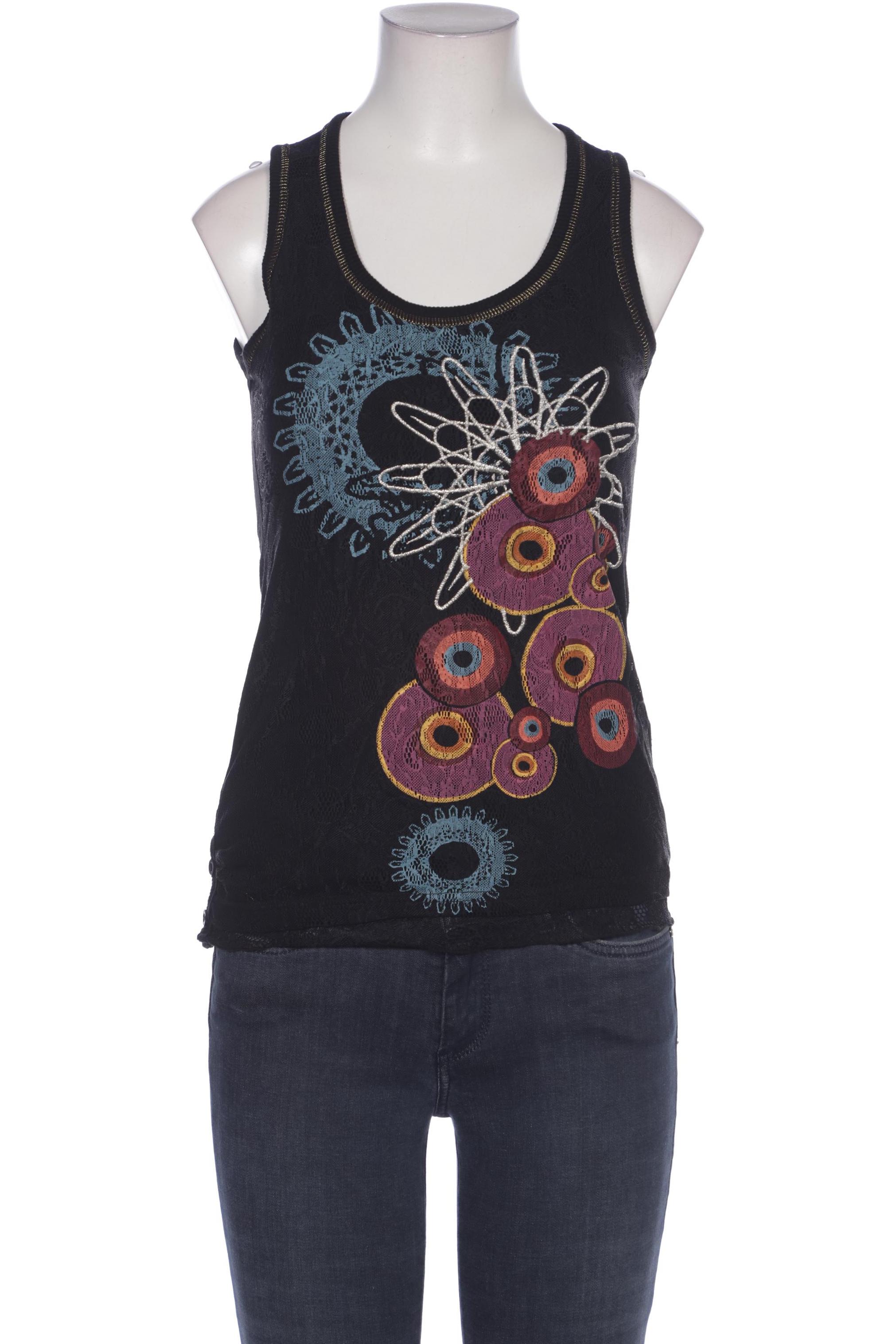 

Desigual Damen Top, schwarz, Gr. 36
