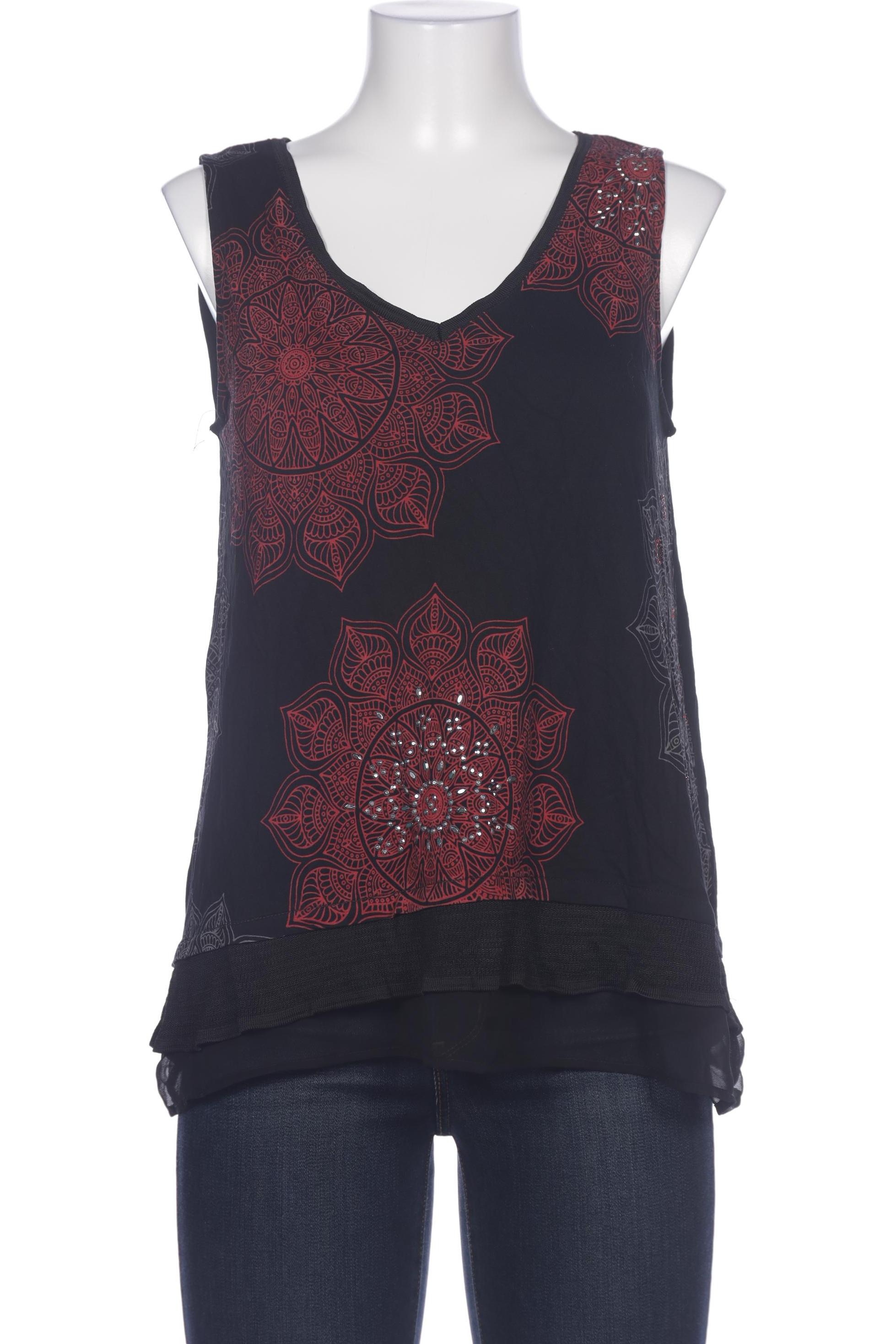 

Desigual Damen Top, schwarz, Gr. 42
