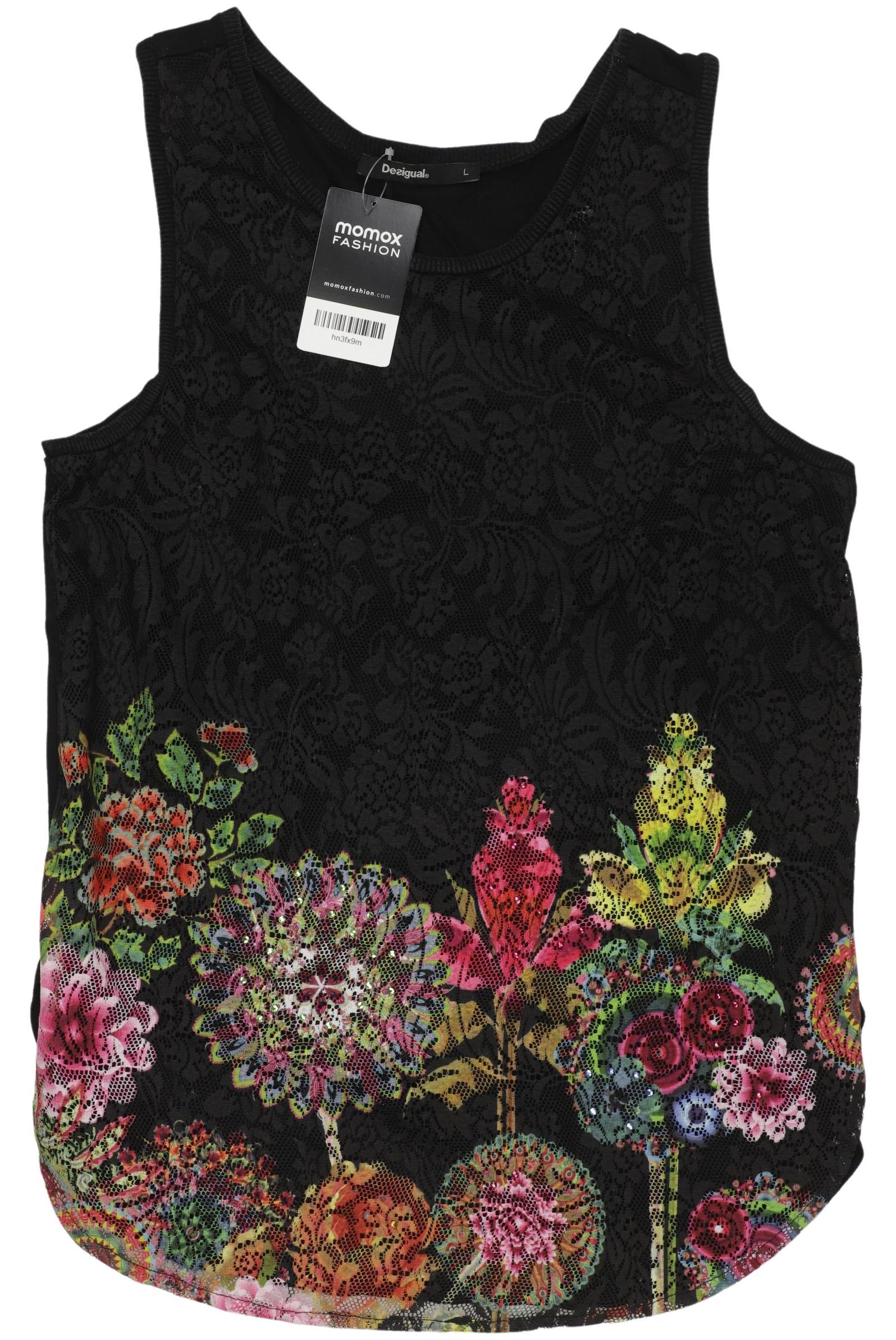 

Desigual Damen Top, schwarz, Gr. 42