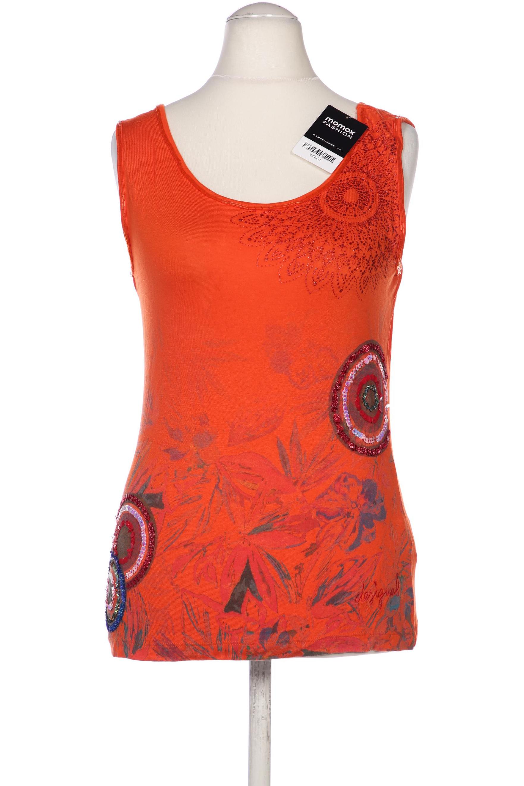 

Desigual Damen Top, orange, Gr. 36