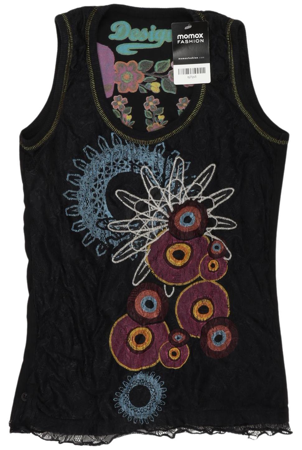 

Desigual Damen Top, schwarz, Gr. 38