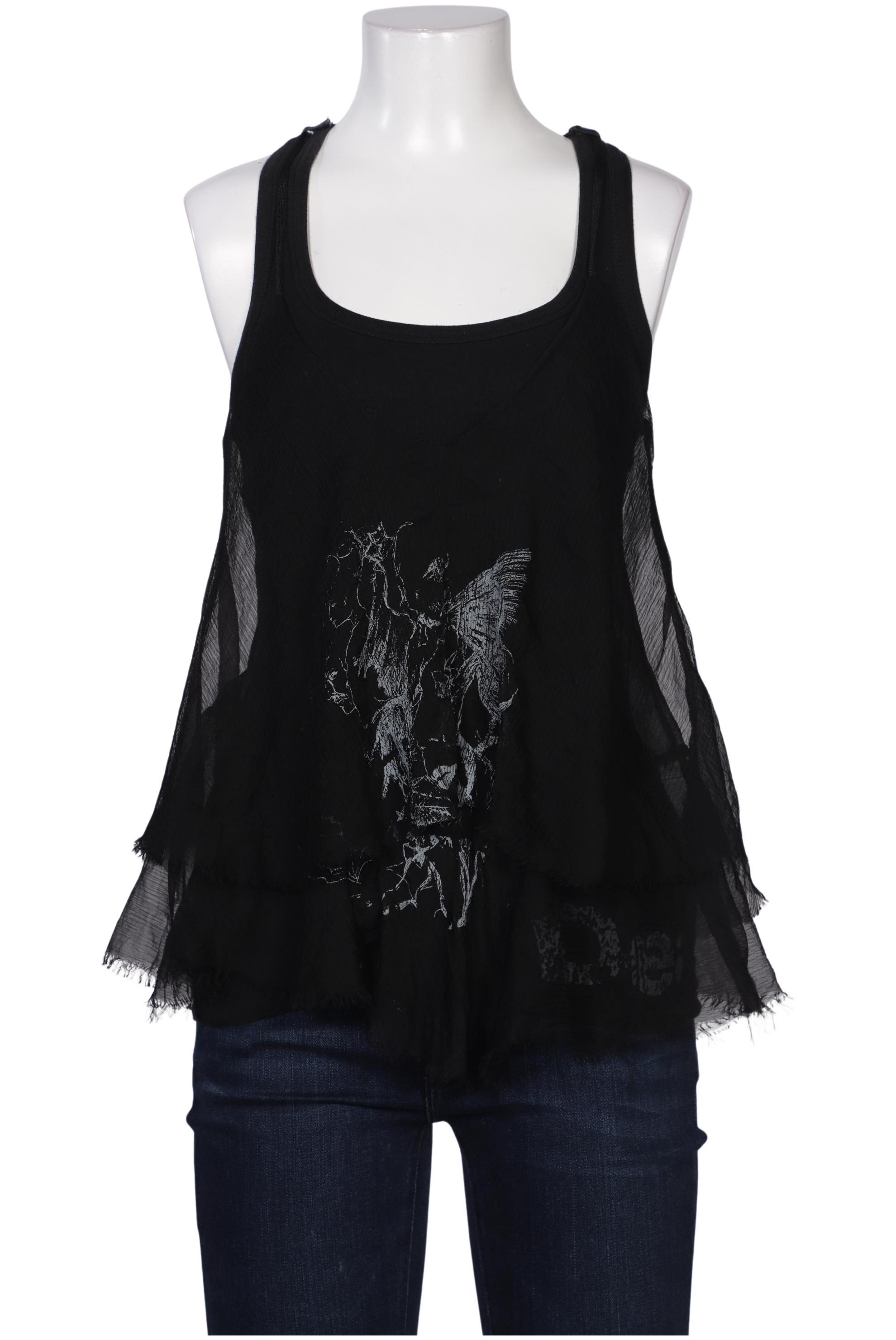 

Desigual Damen Top, schwarz, Gr. 38