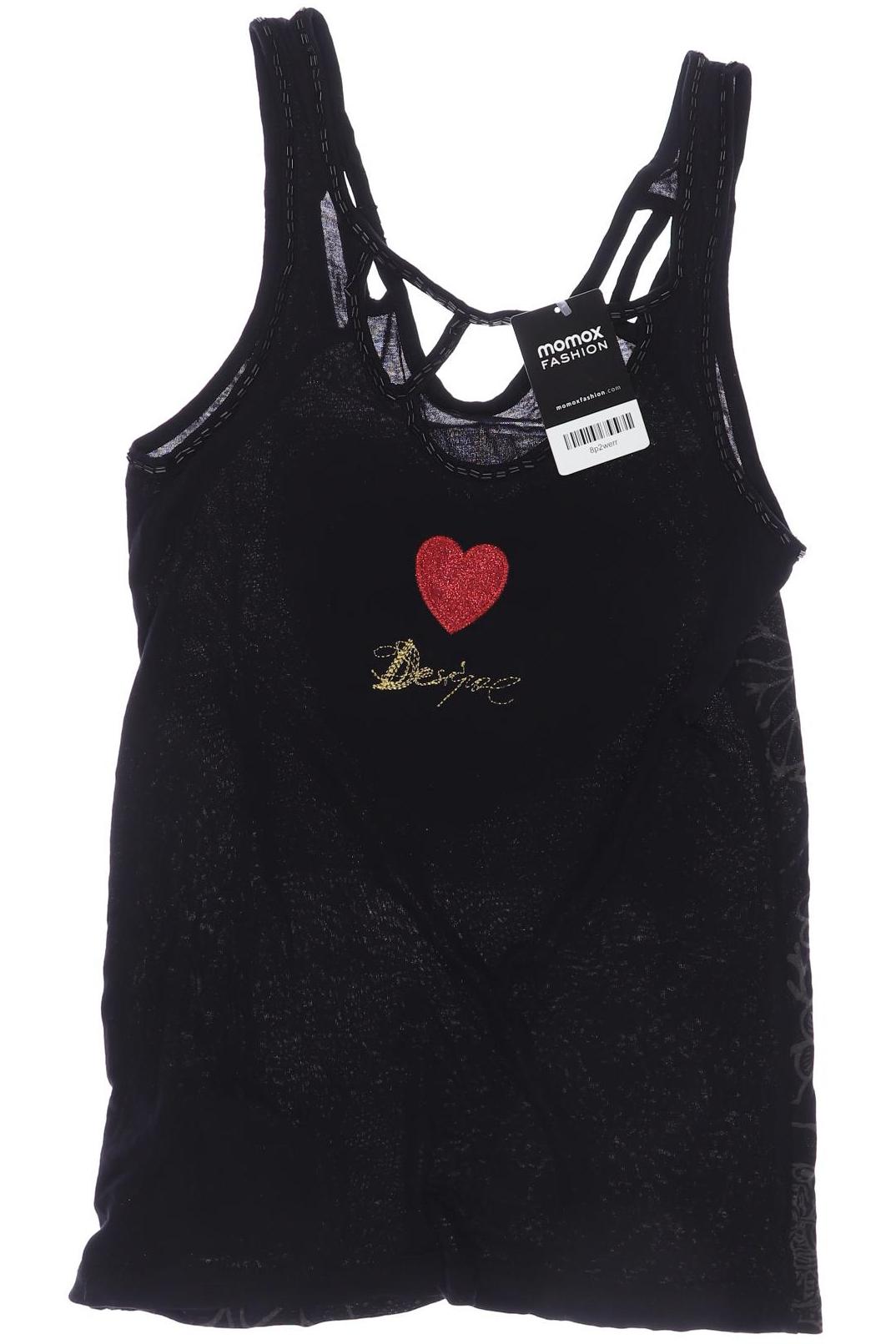

Desigual Damen Top, schwarz, Gr. 34