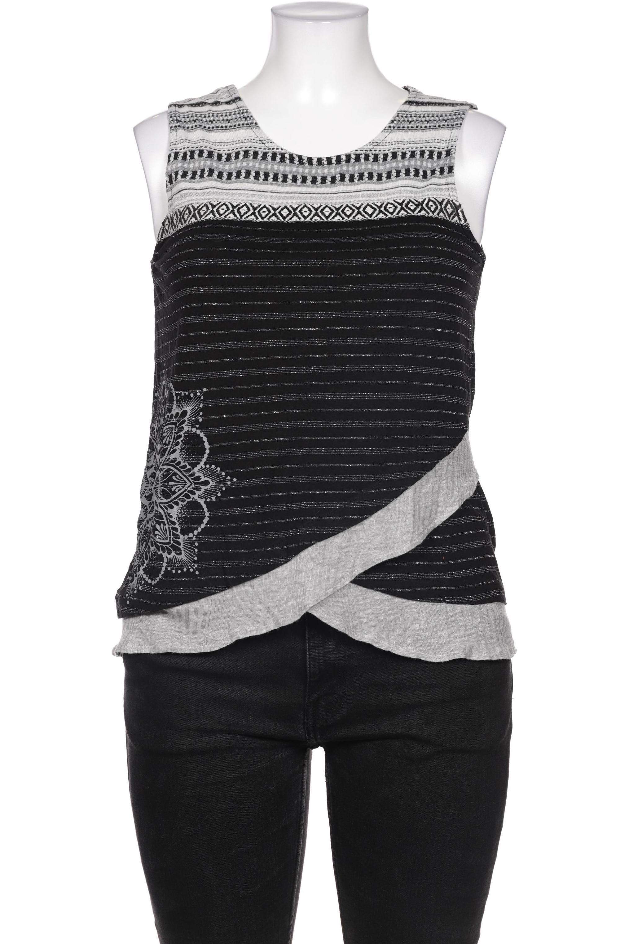 

Desigual Damen Top, schwarz, Gr. 42
