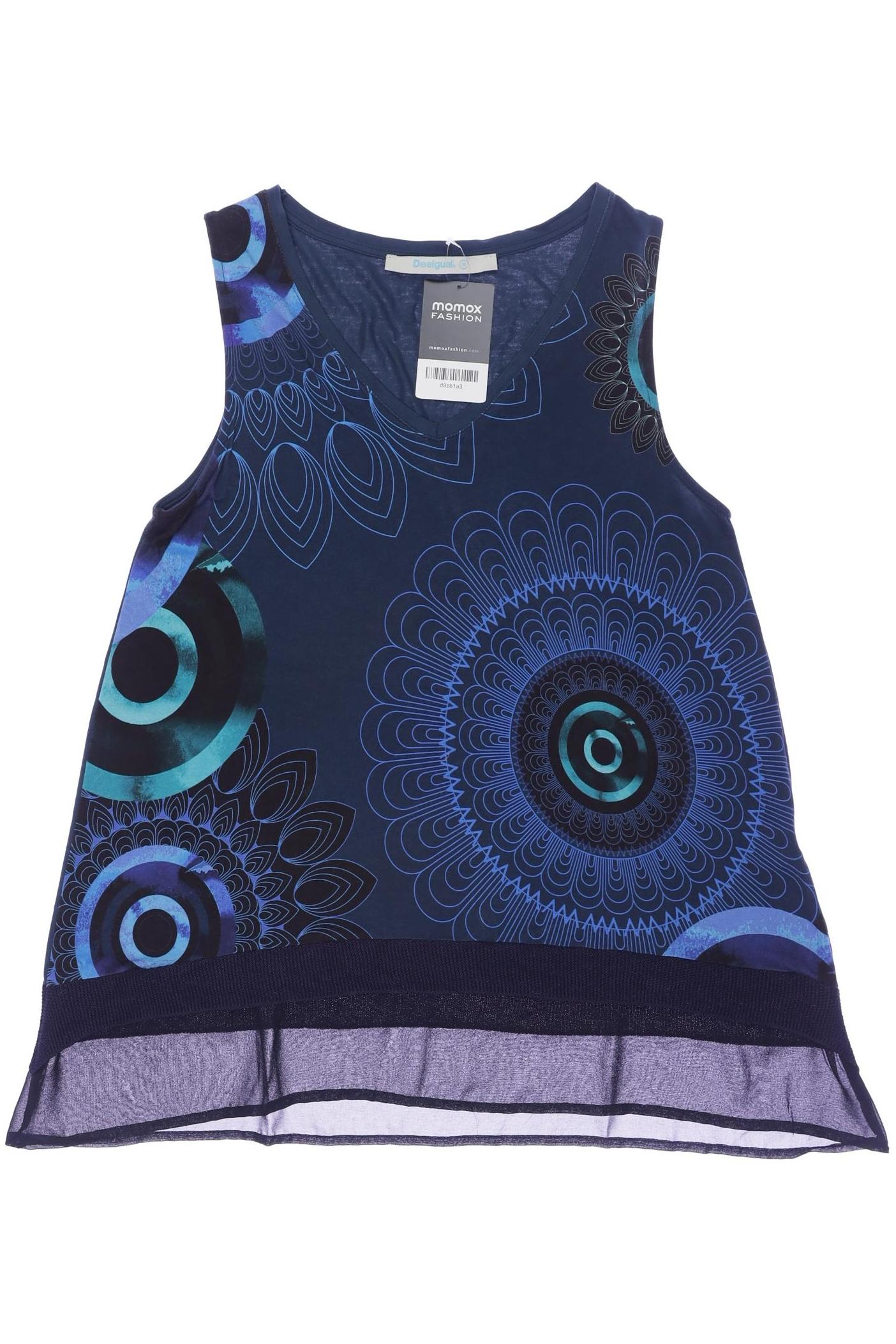 

Desigual Damen Top, marineblau, Gr. 38