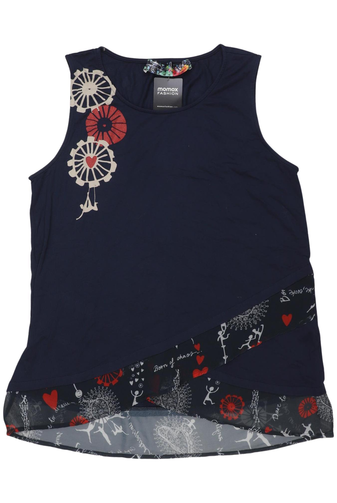 

Desigual Damen Top, marineblau, Gr. 44