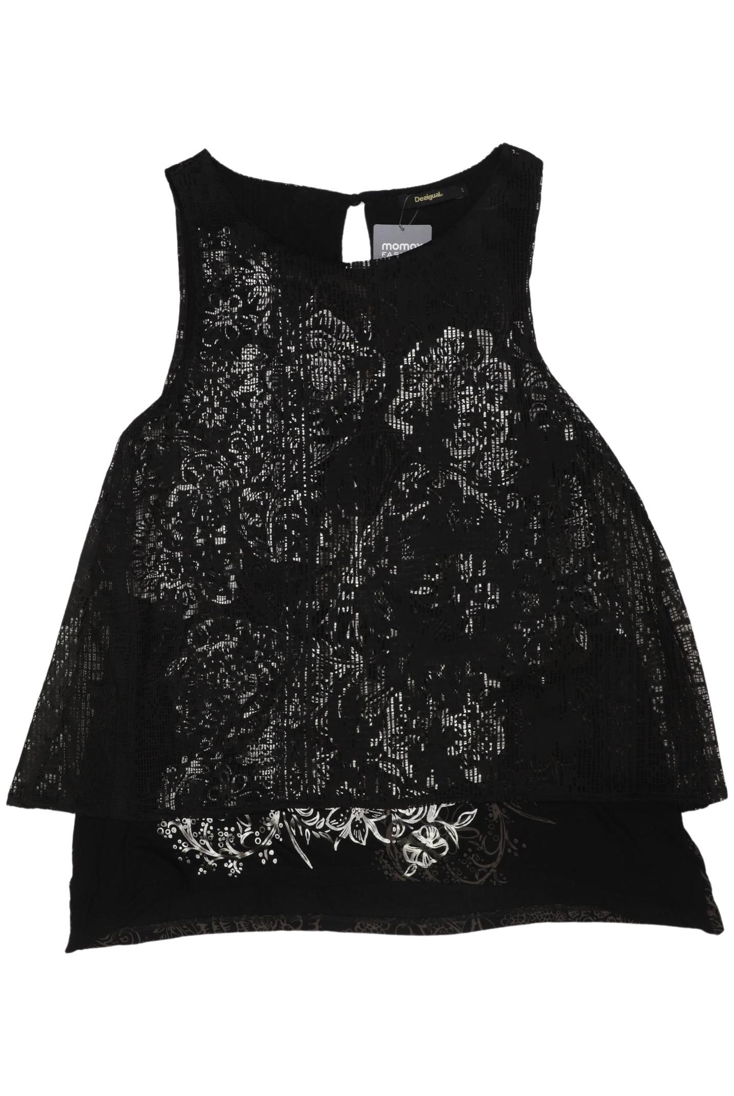 

Desigual Damen Top, schwarz, Gr. 36
