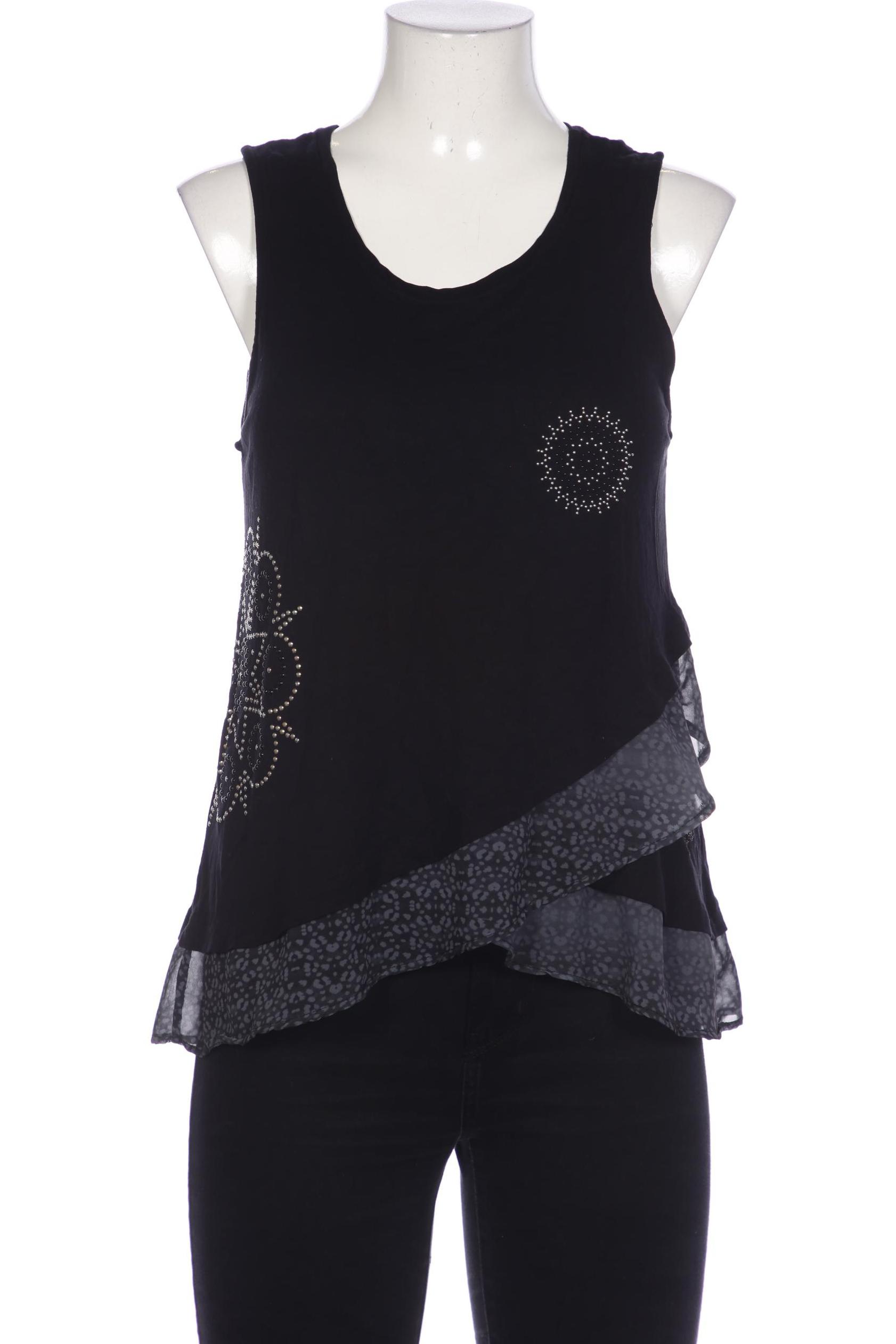 

Desigual Damen Top, schwarz, Gr. 42