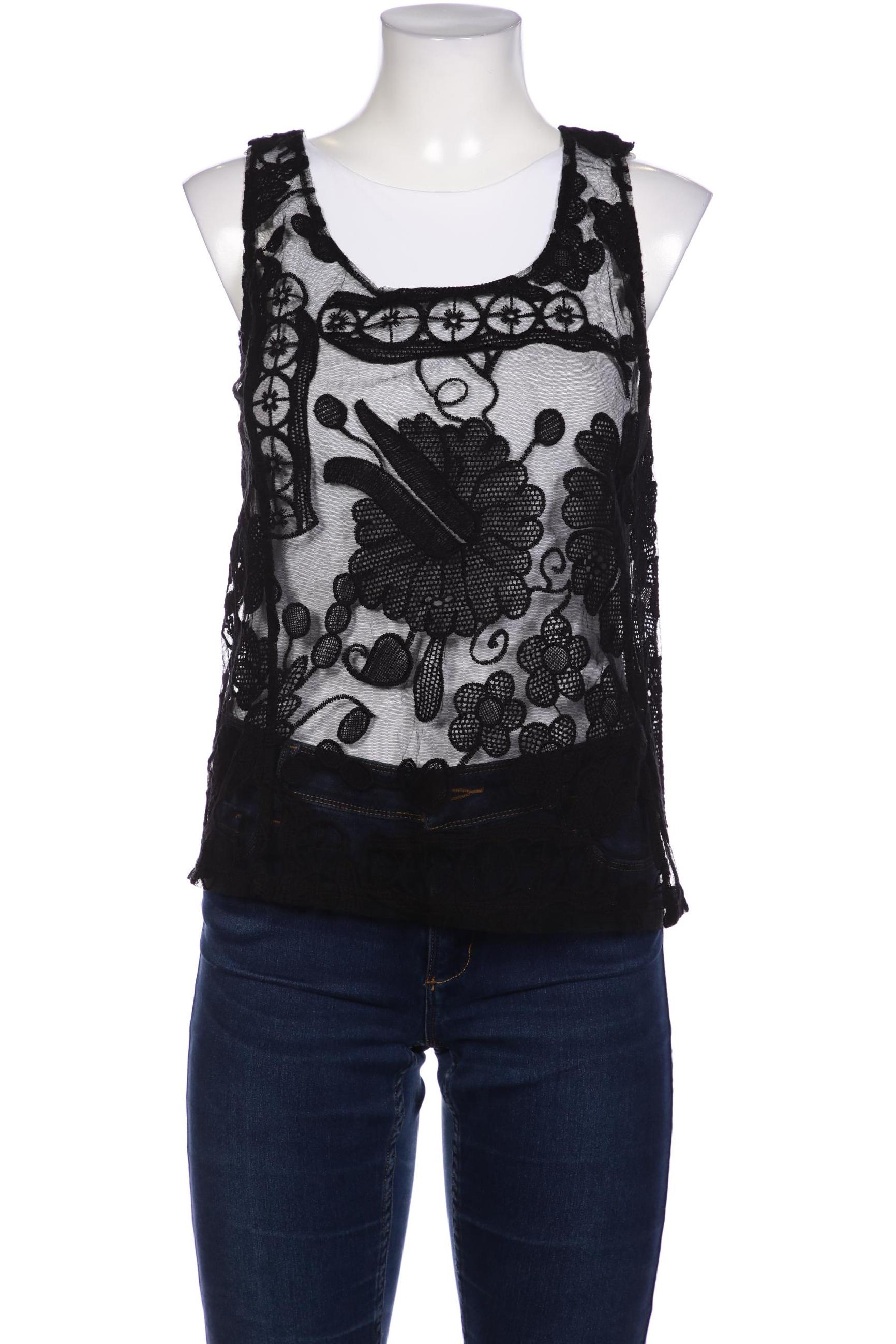 

Desigual Damen Top, schwarz, Gr. 42