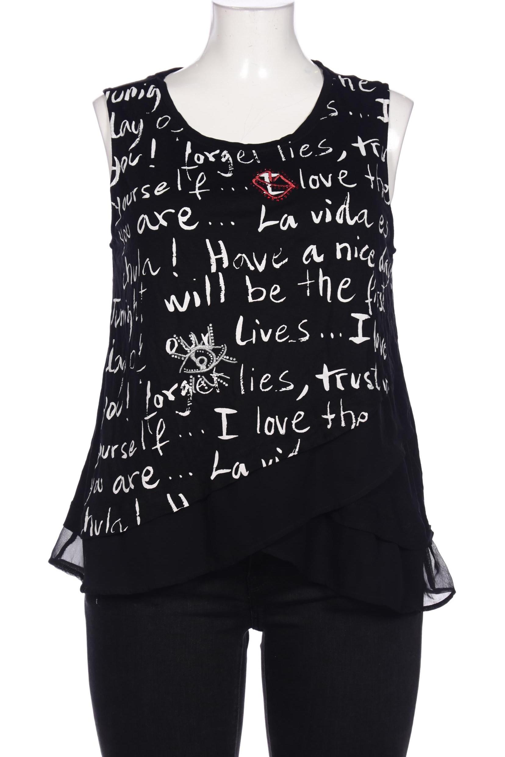 

Desigual Damen Top, schwarz, Gr. 44