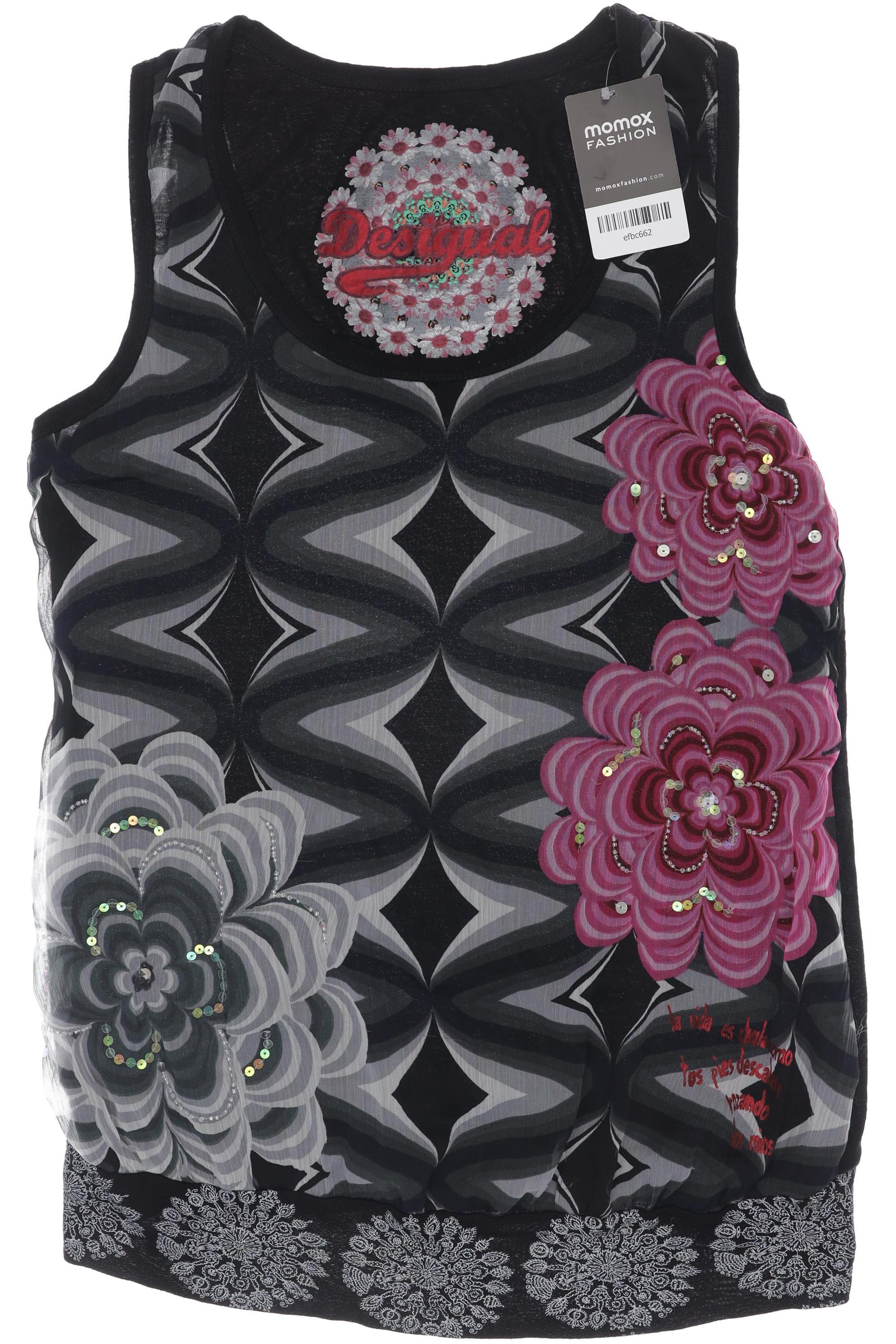 

Desigual Damen Top, schwarz, Gr. 38