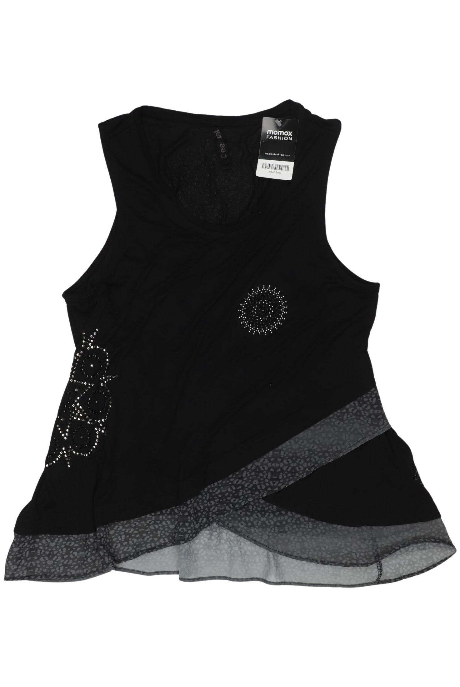 

Desigual Damen Top, schwarz, Gr. 44