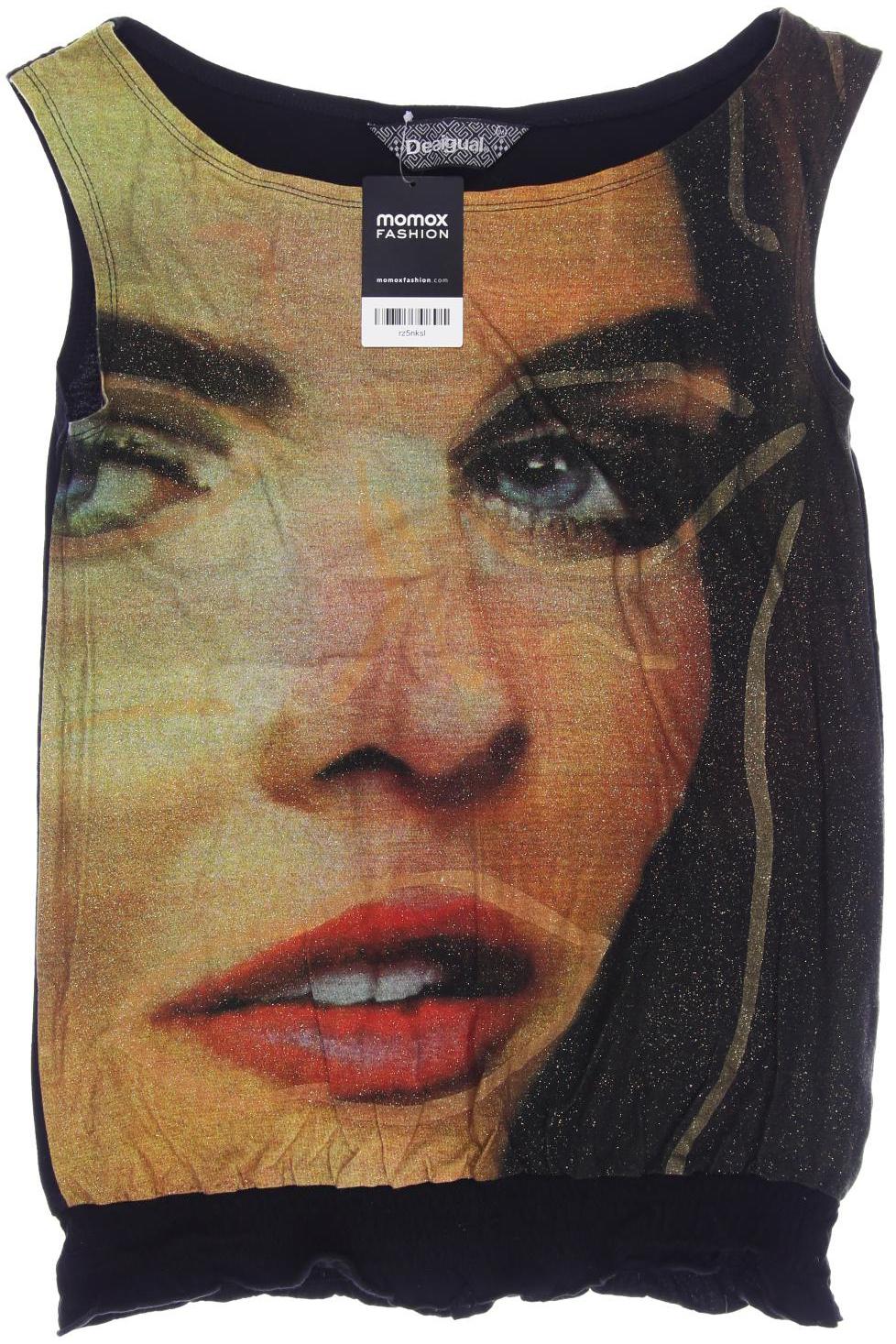 

Desigual Damen Top, schwarz, Gr. 38