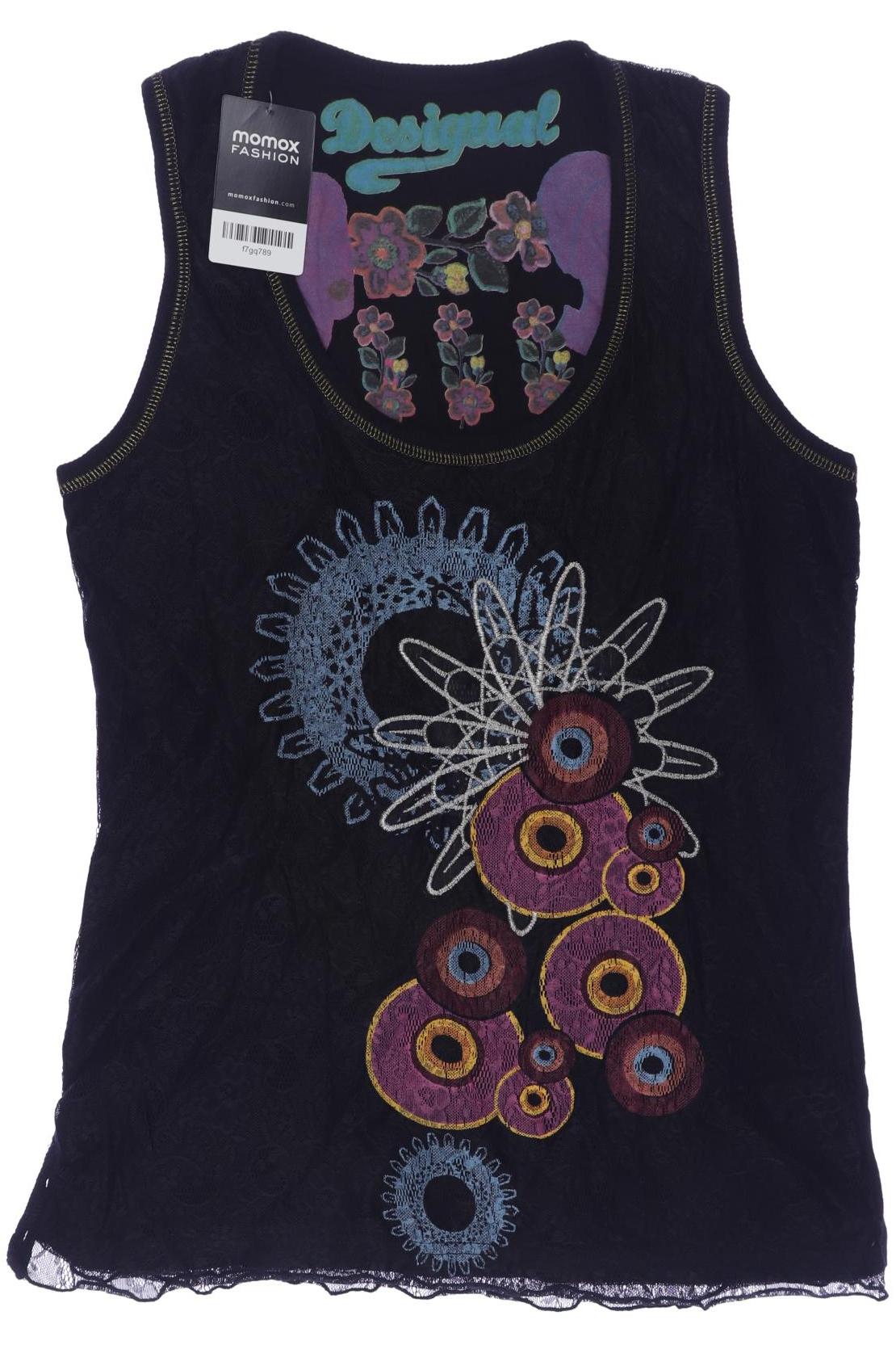 

Desigual Damen Top, schwarz, Gr. 44