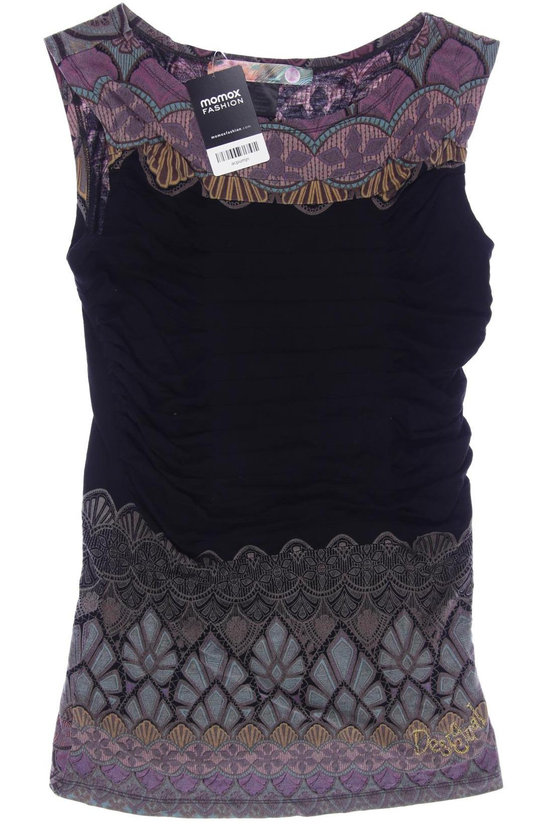 

Desigual Damen Top, schwarz, Gr. 38