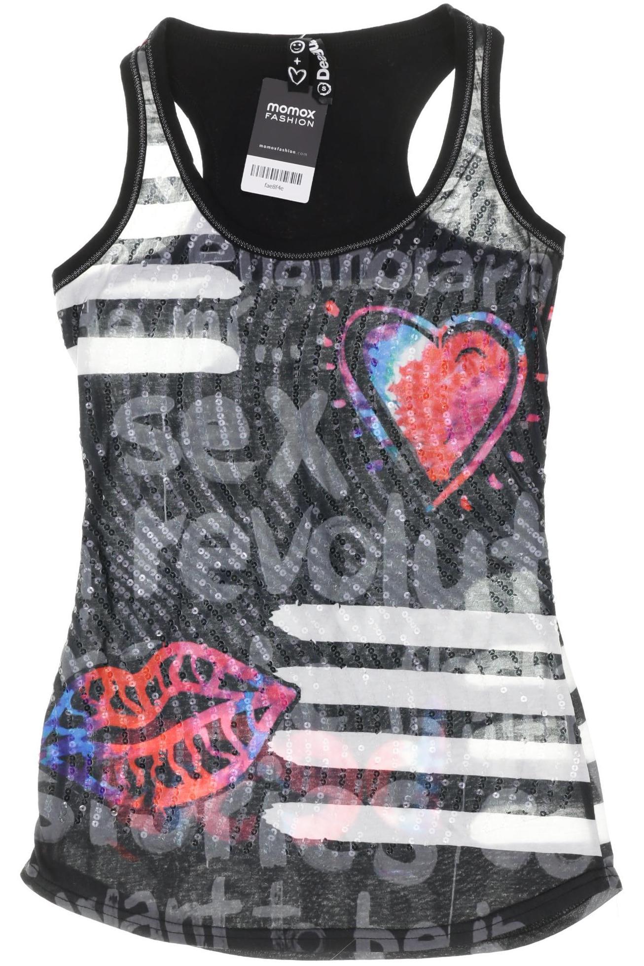 

Desigual Damen Top, schwarz, Gr.