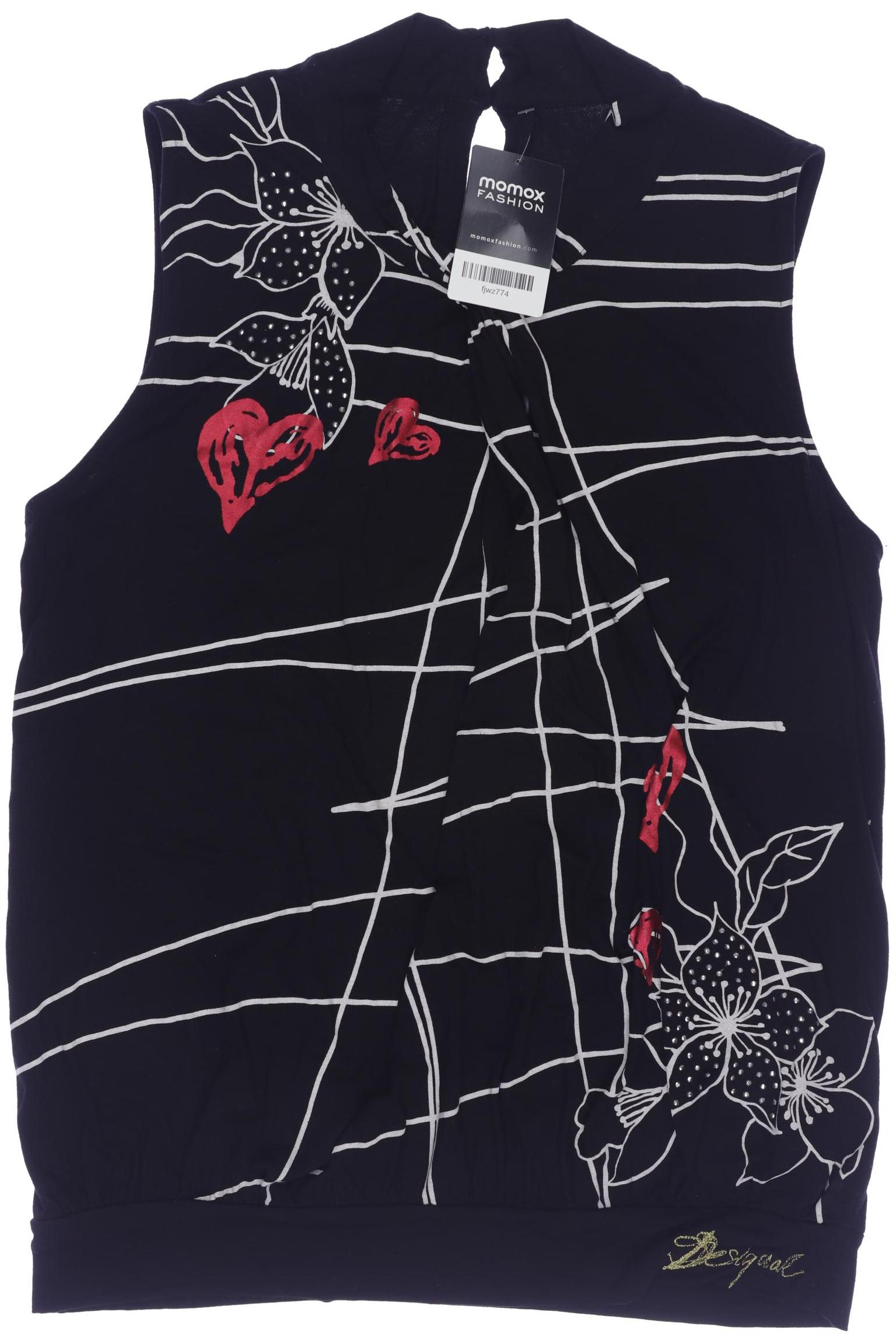 

Desigual Damen Top, schwarz, Gr. 42
