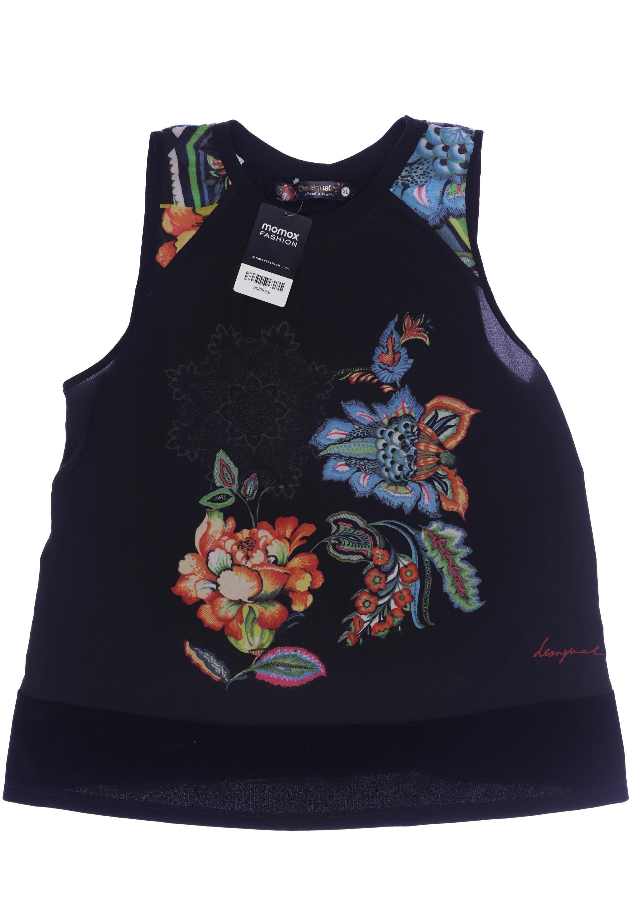 

Desigual Damen Top, schwarz, Gr. 44
