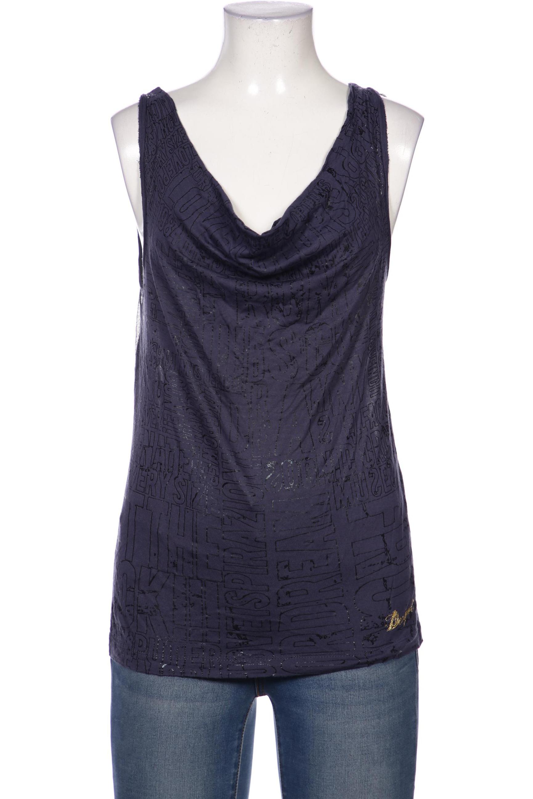 

Desigual Damen Top, marineblau, Gr. 32