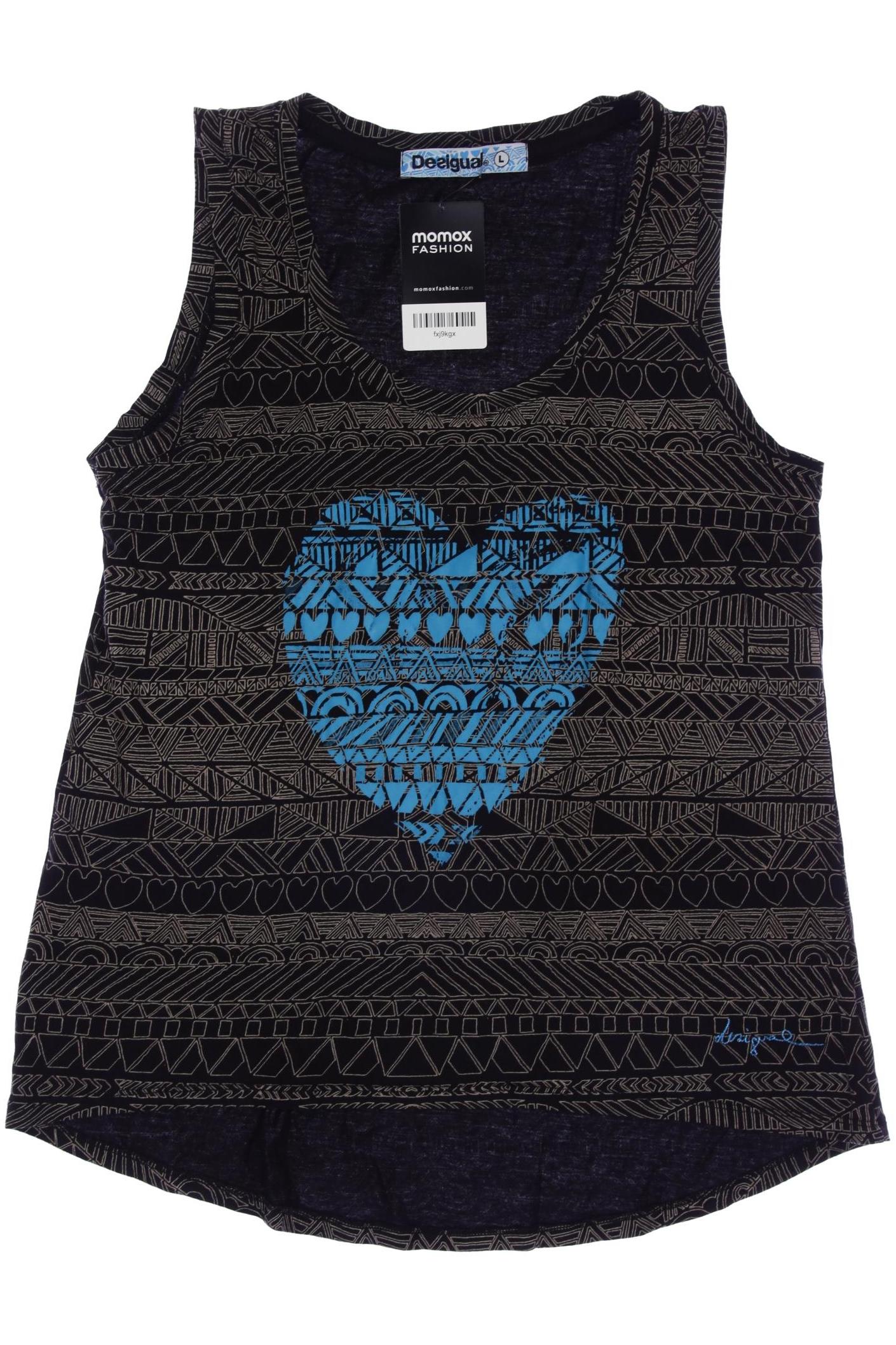 

Desigual Damen Top, schwarz, Gr. 42