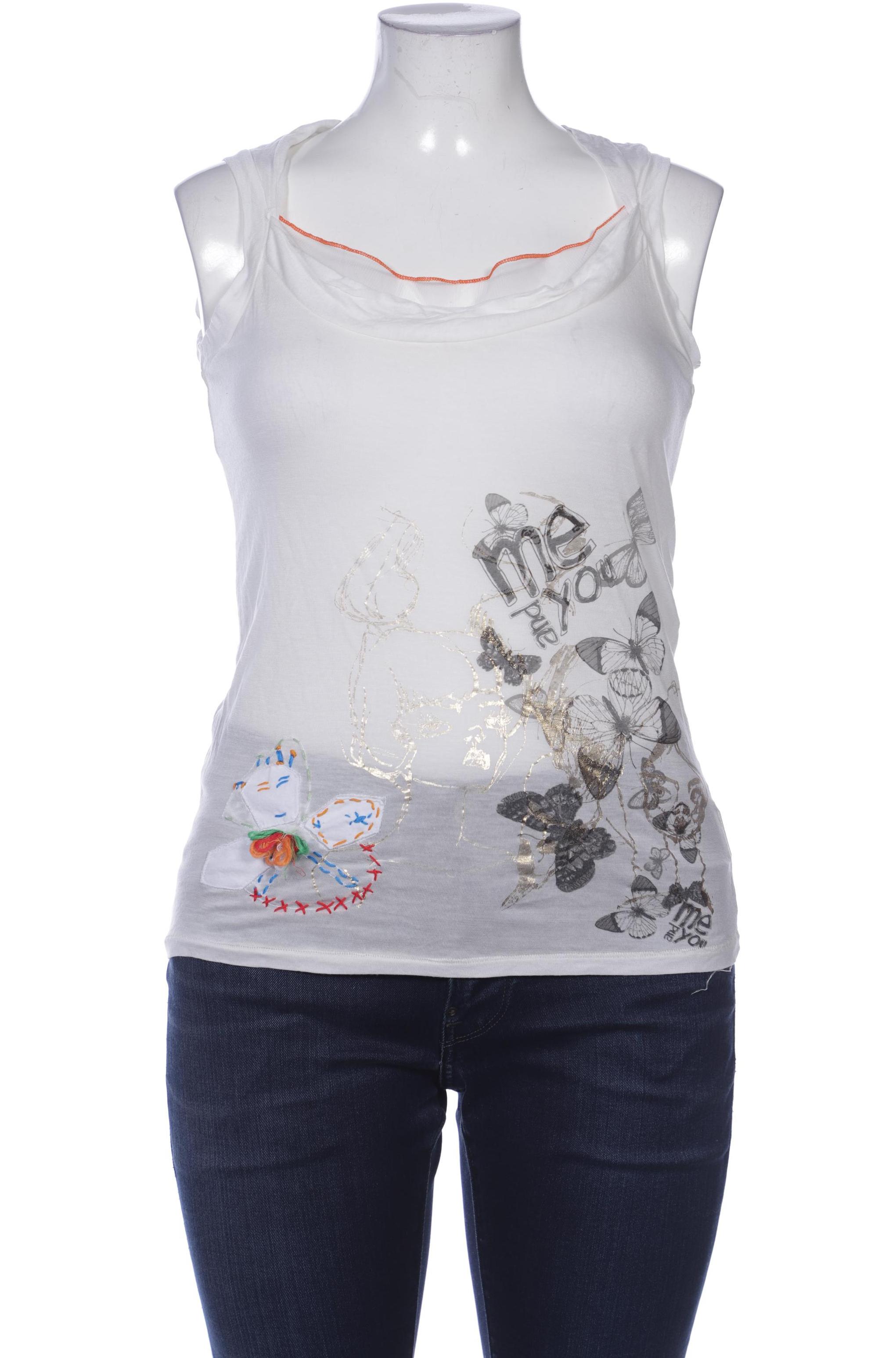 

Desigual Damen Top, cremeweiß, Gr. 44
