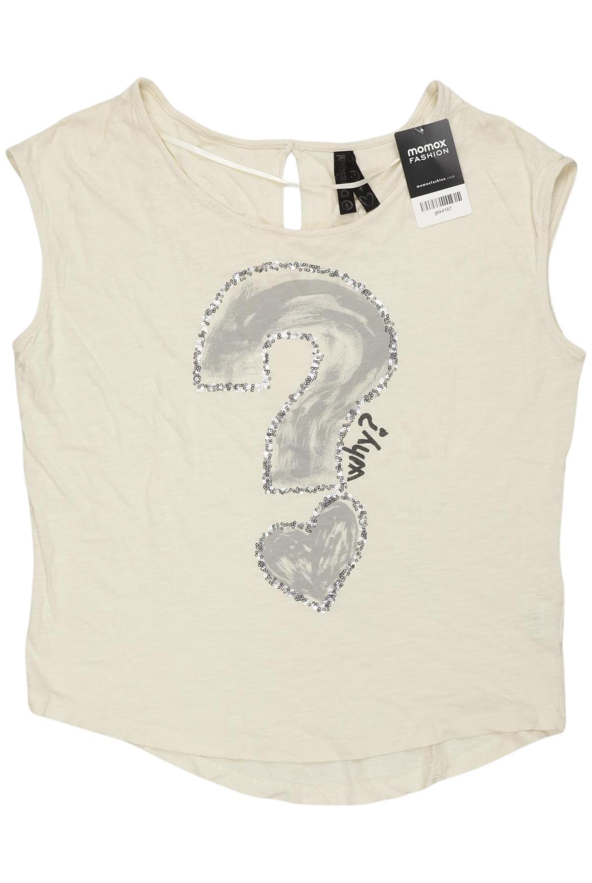

Desigual Damen Top, cremeweiß, Gr. 36