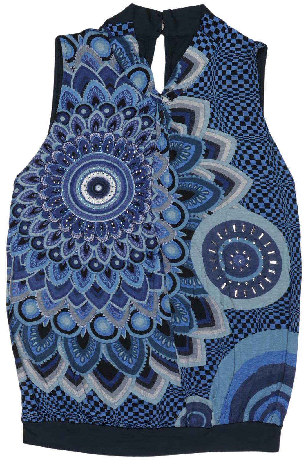 

Desigual Damen Top, marineblau, Gr. 38