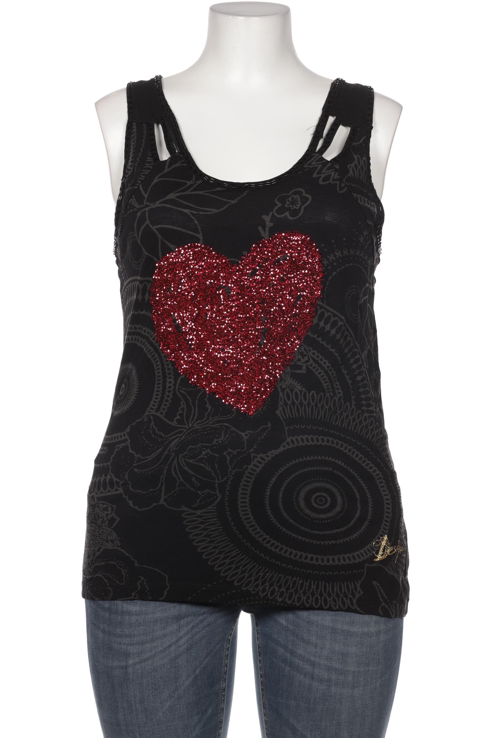 

Desigual Damen Top, schwarz, Gr. 44