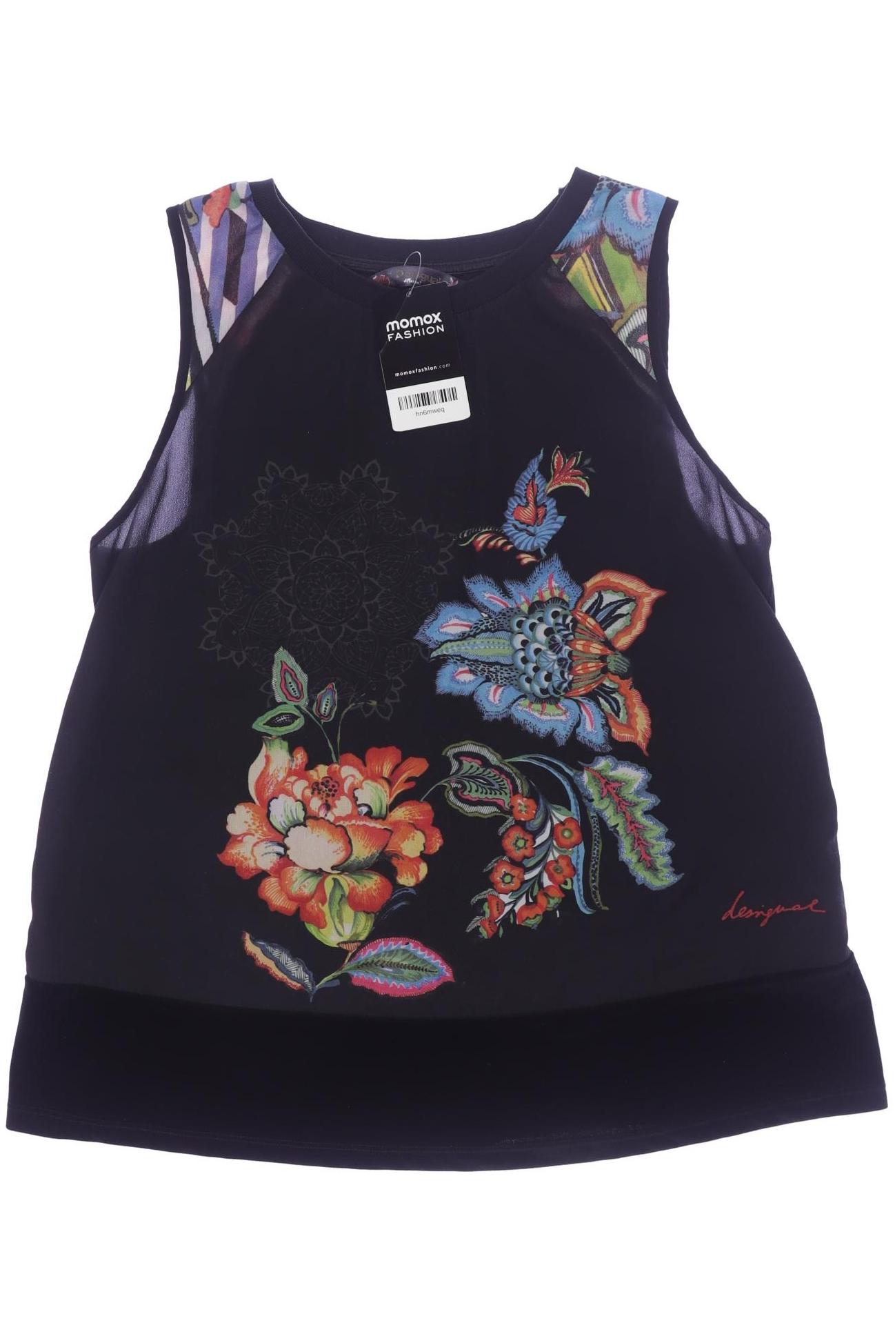 

Desigual Damen Top, schwarz, Gr. 42