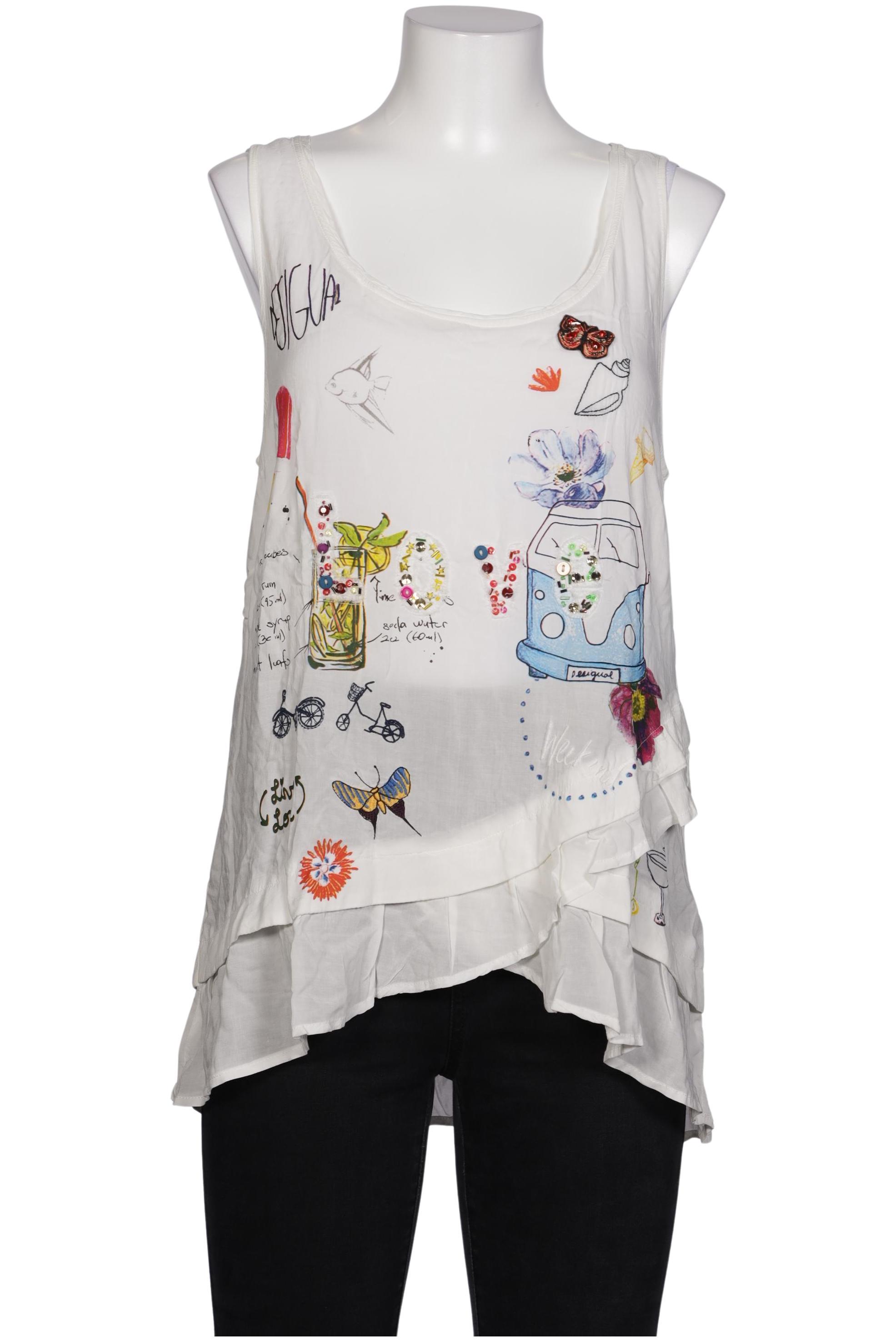 

Desigual Damen Top, weiß, Gr. 42