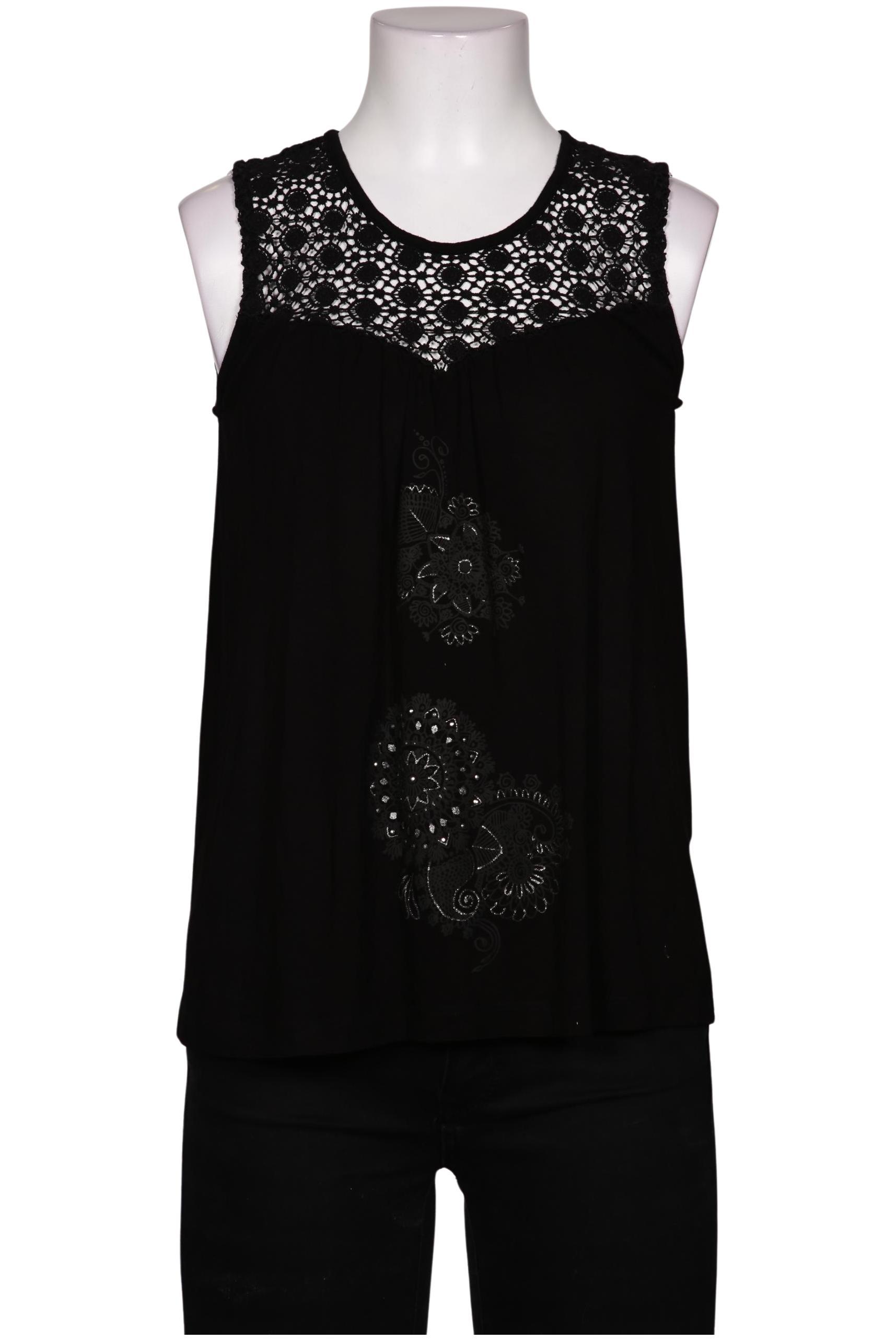 

Desigual Damen Top, schwarz, Gr. 36