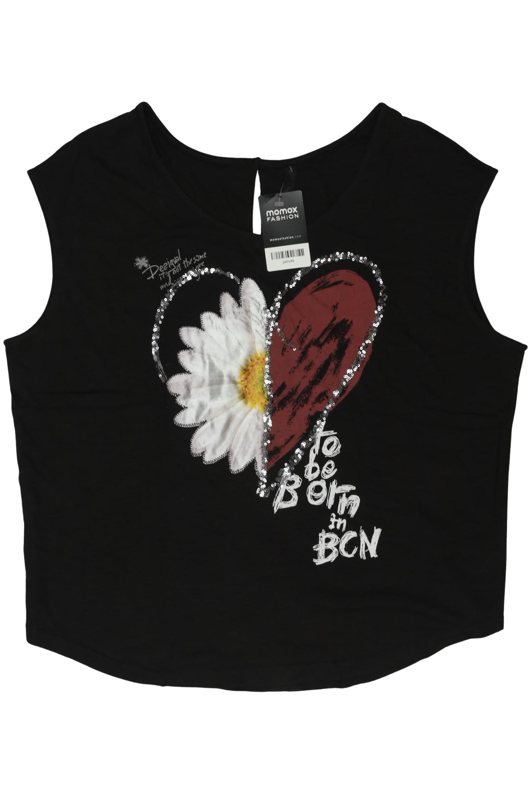 

Desigual Damen Top, schwarz, Gr. 46