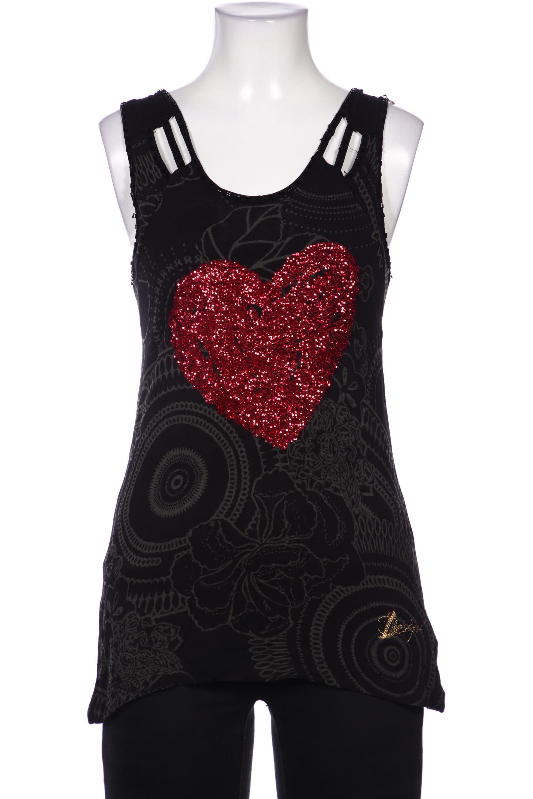 

Desigual Damen Top, schwarz, Gr. 36