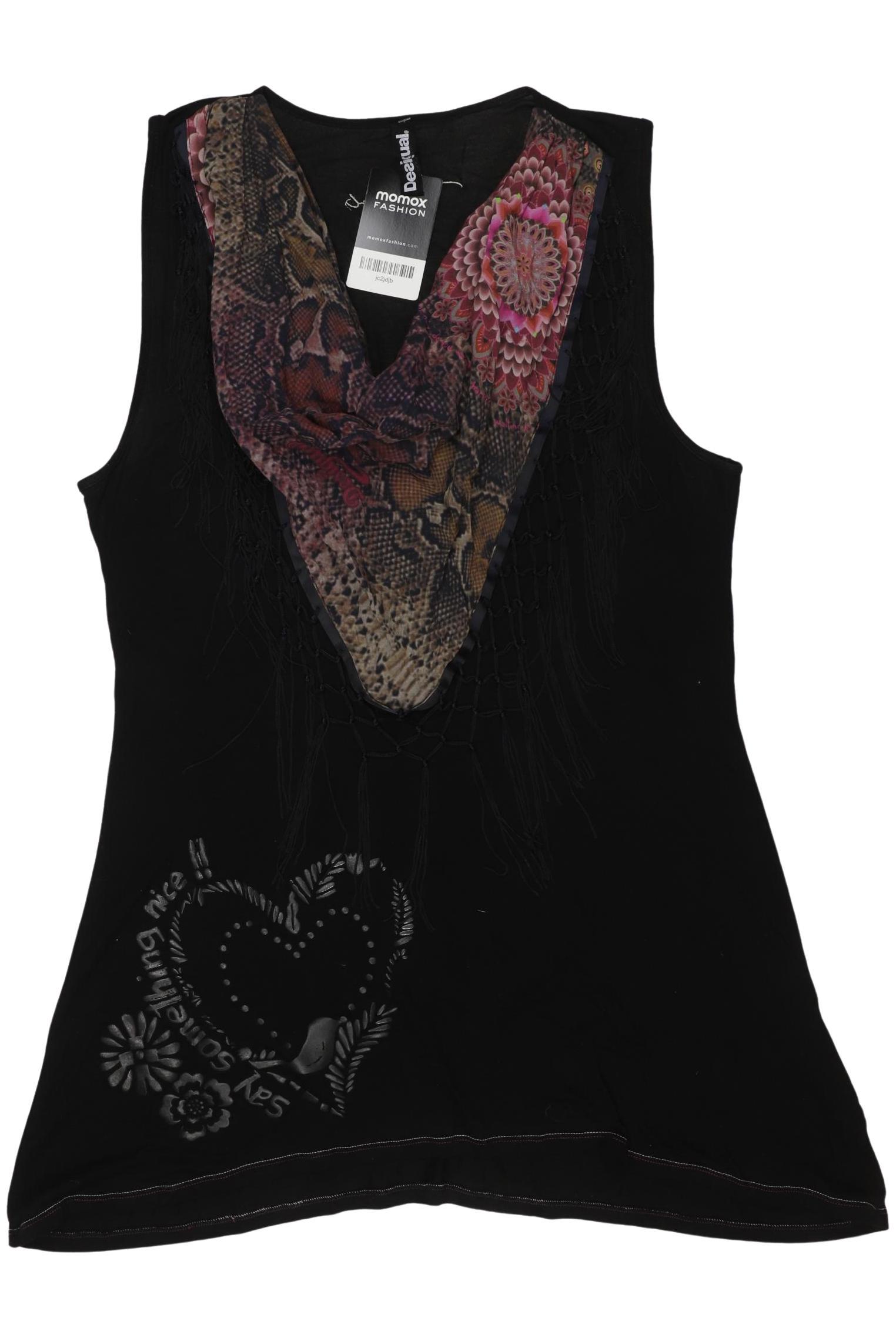 

Desigual Damen Top, schwarz, Gr. 44