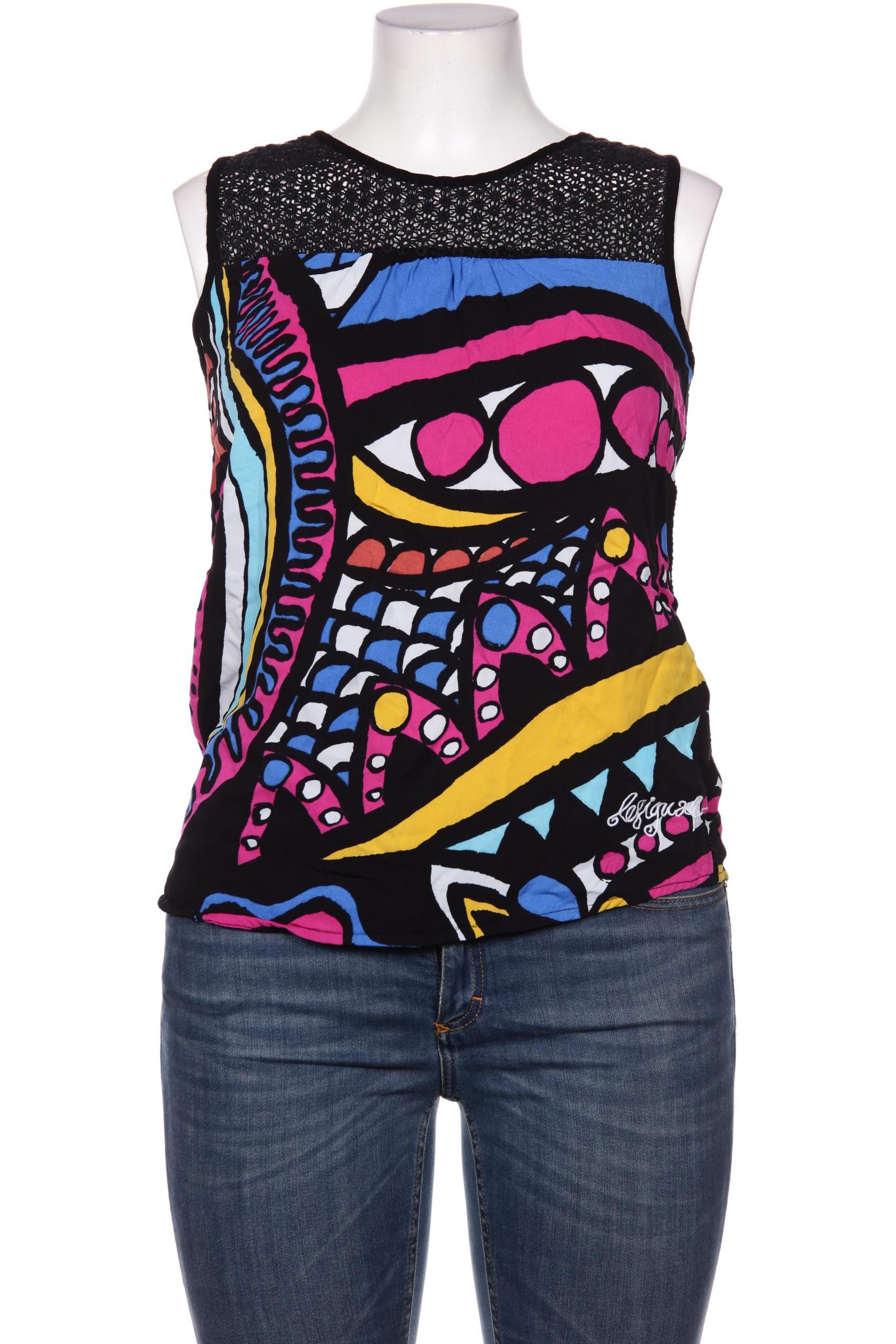 

Desigual Damen Top, schwarz, Gr. 42