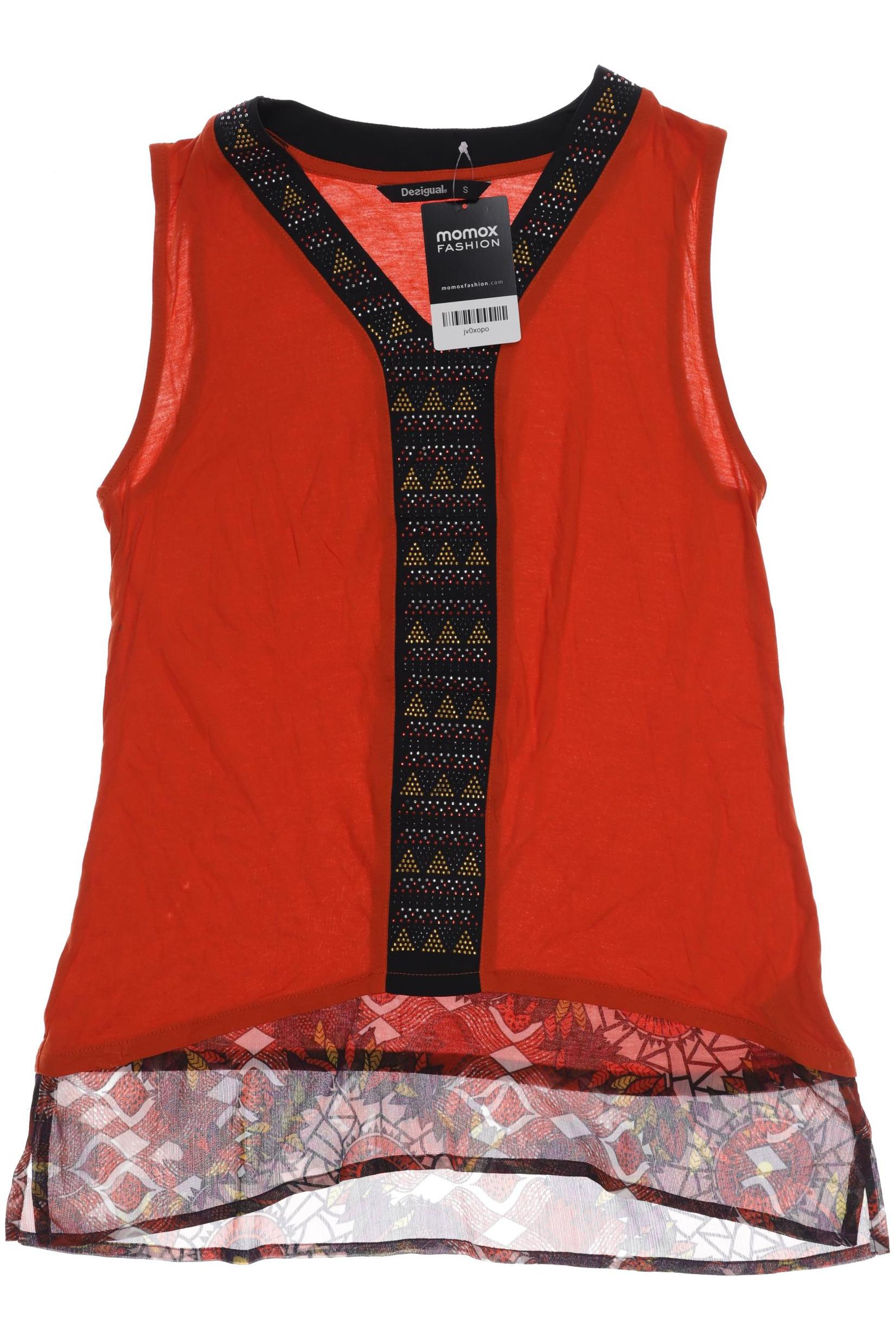 

Desigual Damen Top, orange, Gr. 36