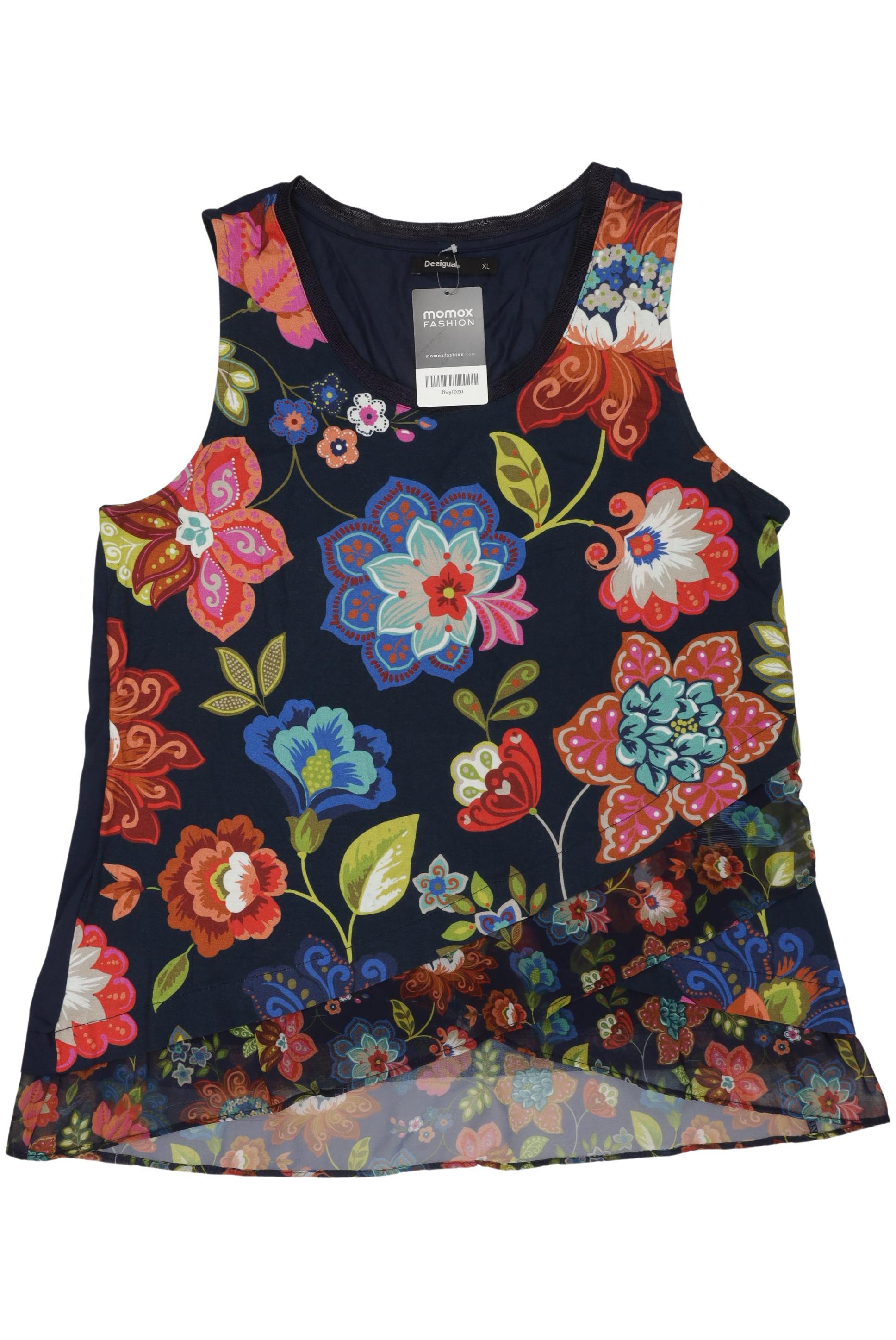 

Desigual Damen Top, marineblau, Gr. 44