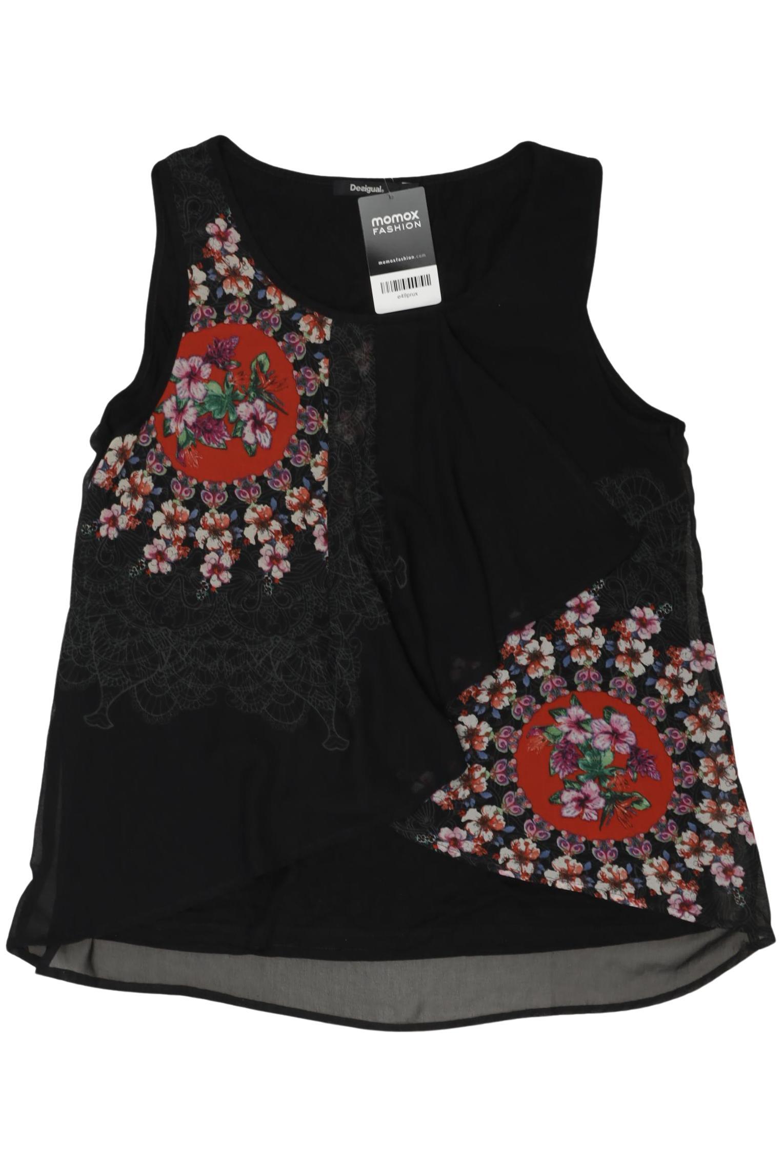 

Desigual Damen Top, schwarz, Gr. 42