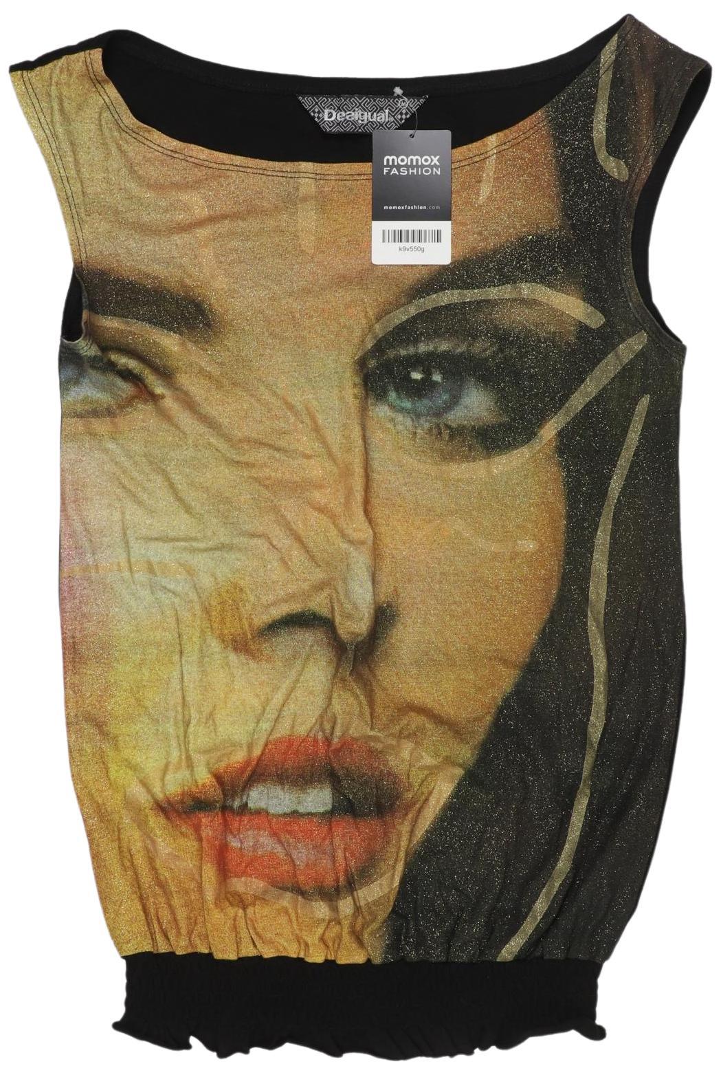 

Desigual Damen Top, schwarz, Gr. 38