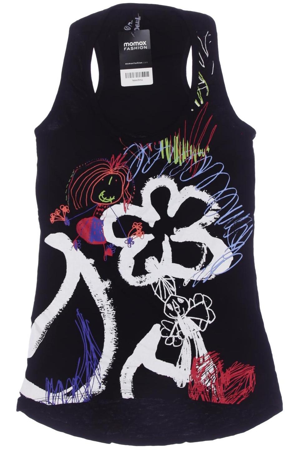 

Desigual Damen Top, schwarz, Gr. 34