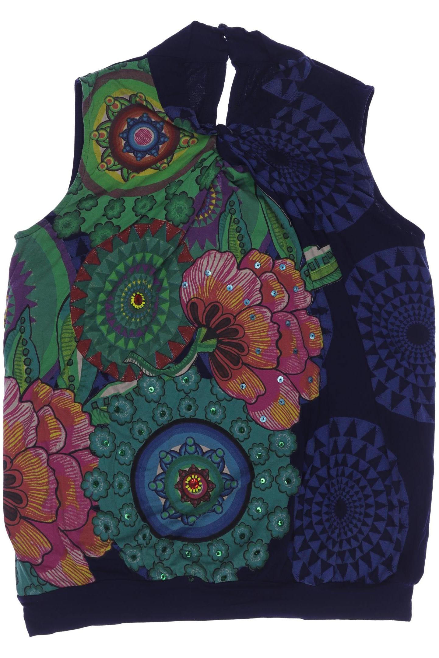 

Desigual Damen Top, marineblau, Gr. 36