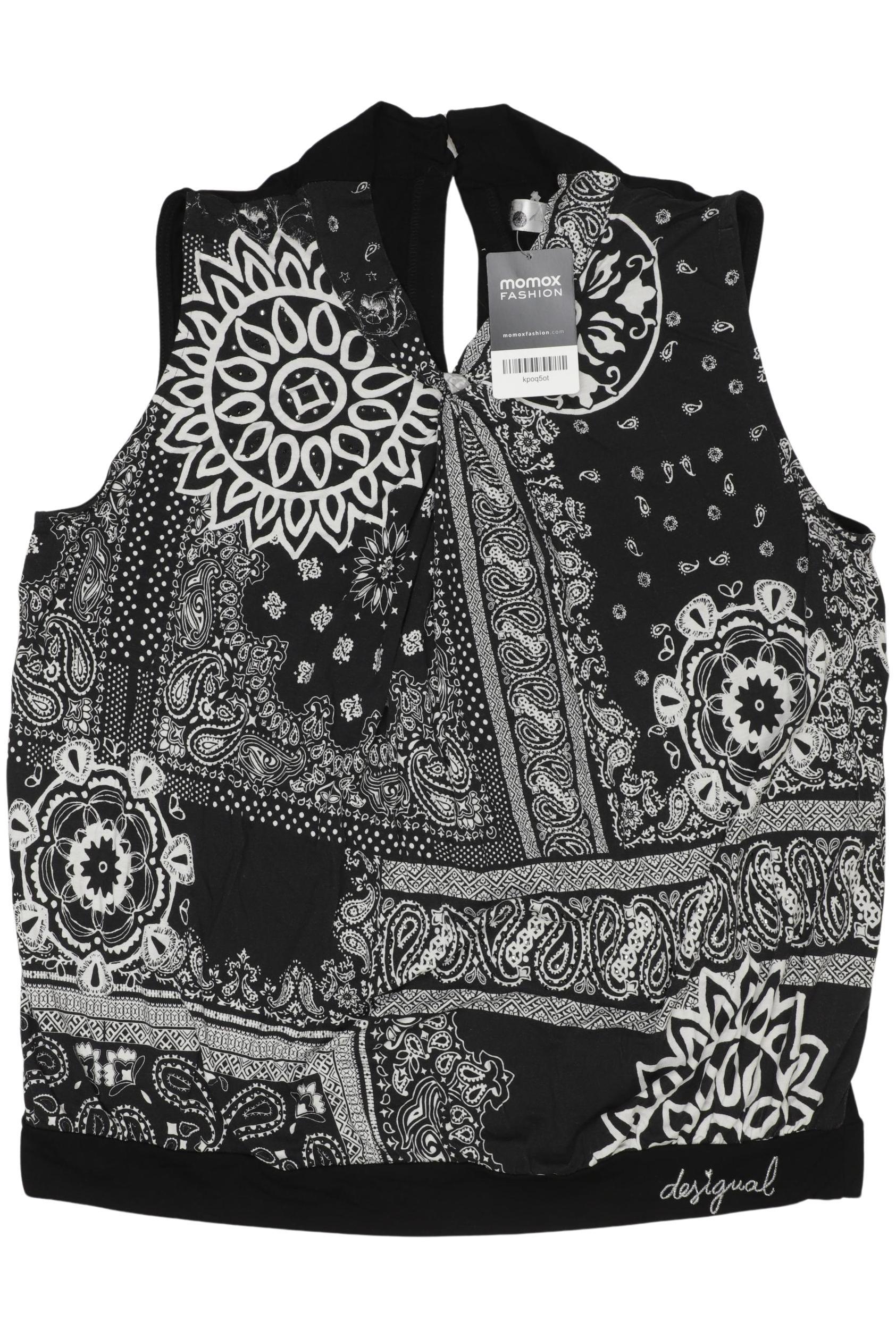 

Desigual Damen Top, schwarz, Gr. 38