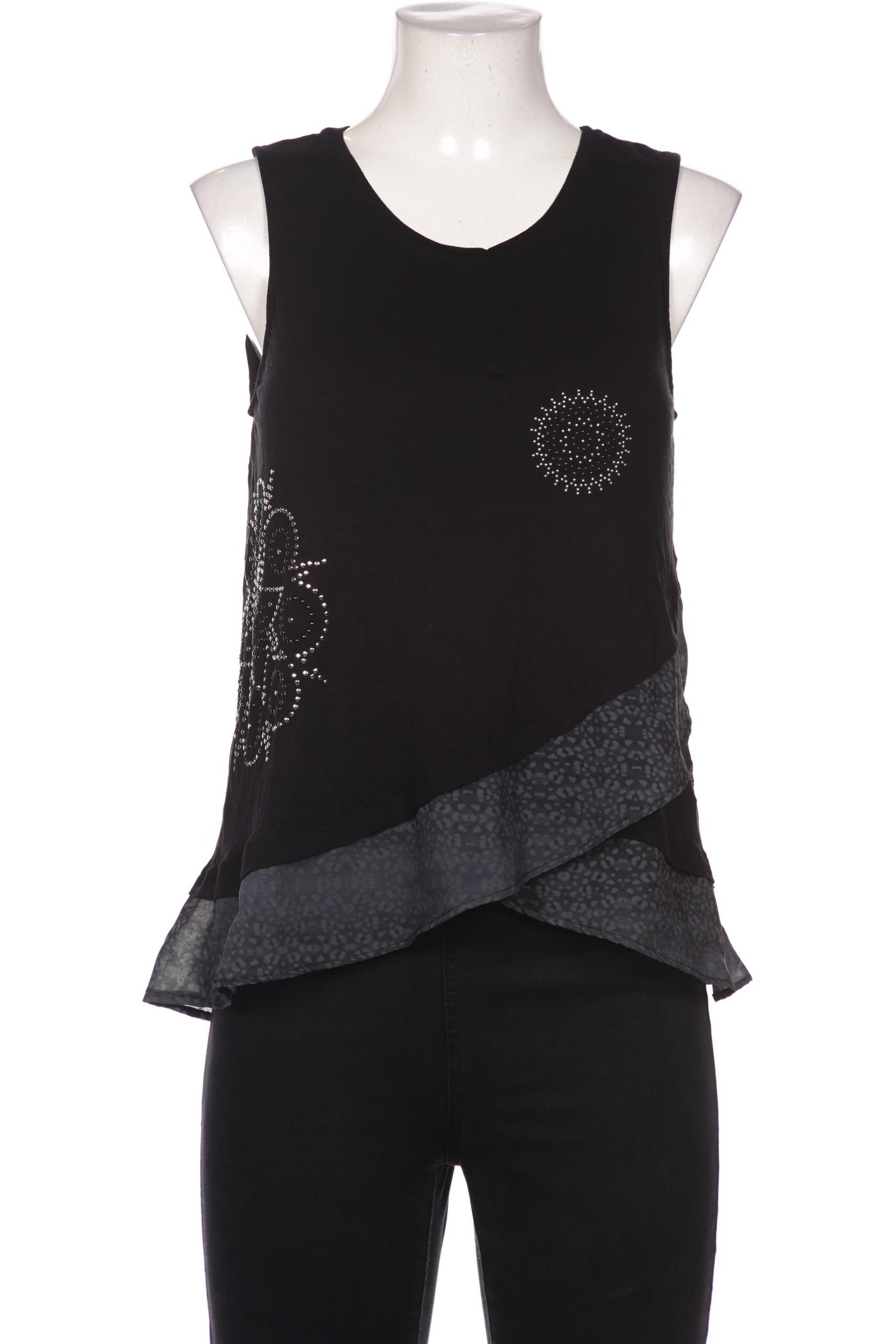 

Desigual Damen Top, schwarz, Gr. 42