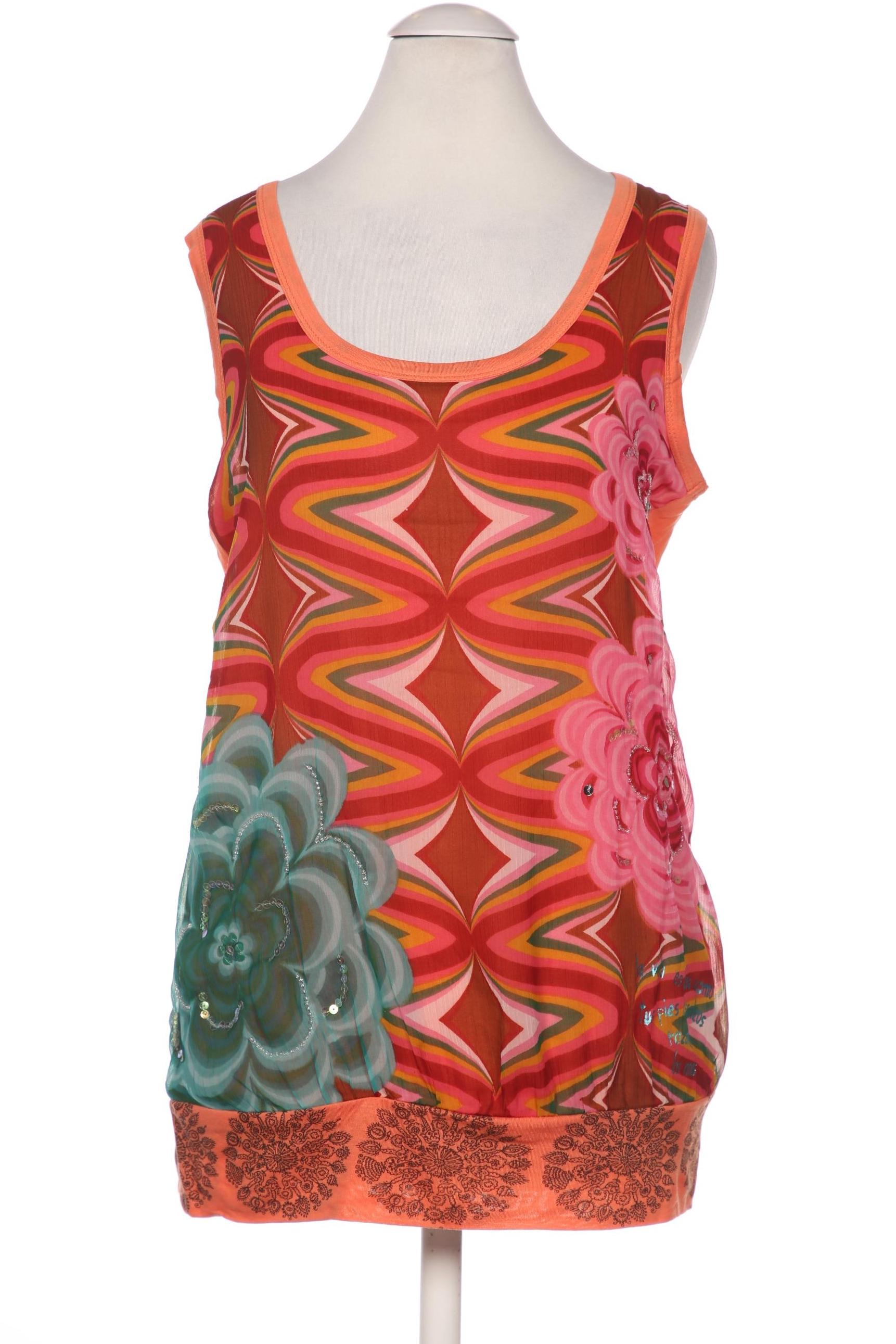 

Desigual Damen Top, orange, Gr. 34