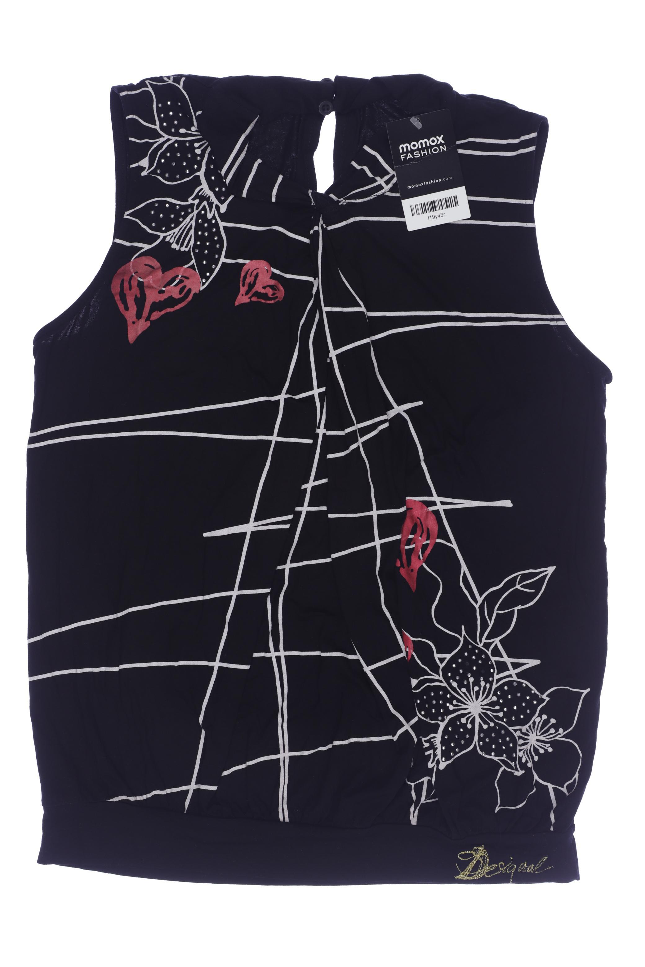 

Desigual Damen Top, schwarz, Gr. 38