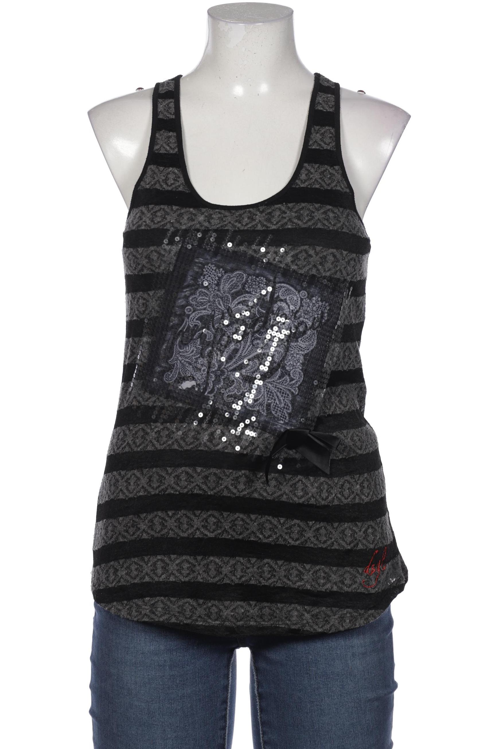 

Desigual Damen Top, schwarz, Gr. 38