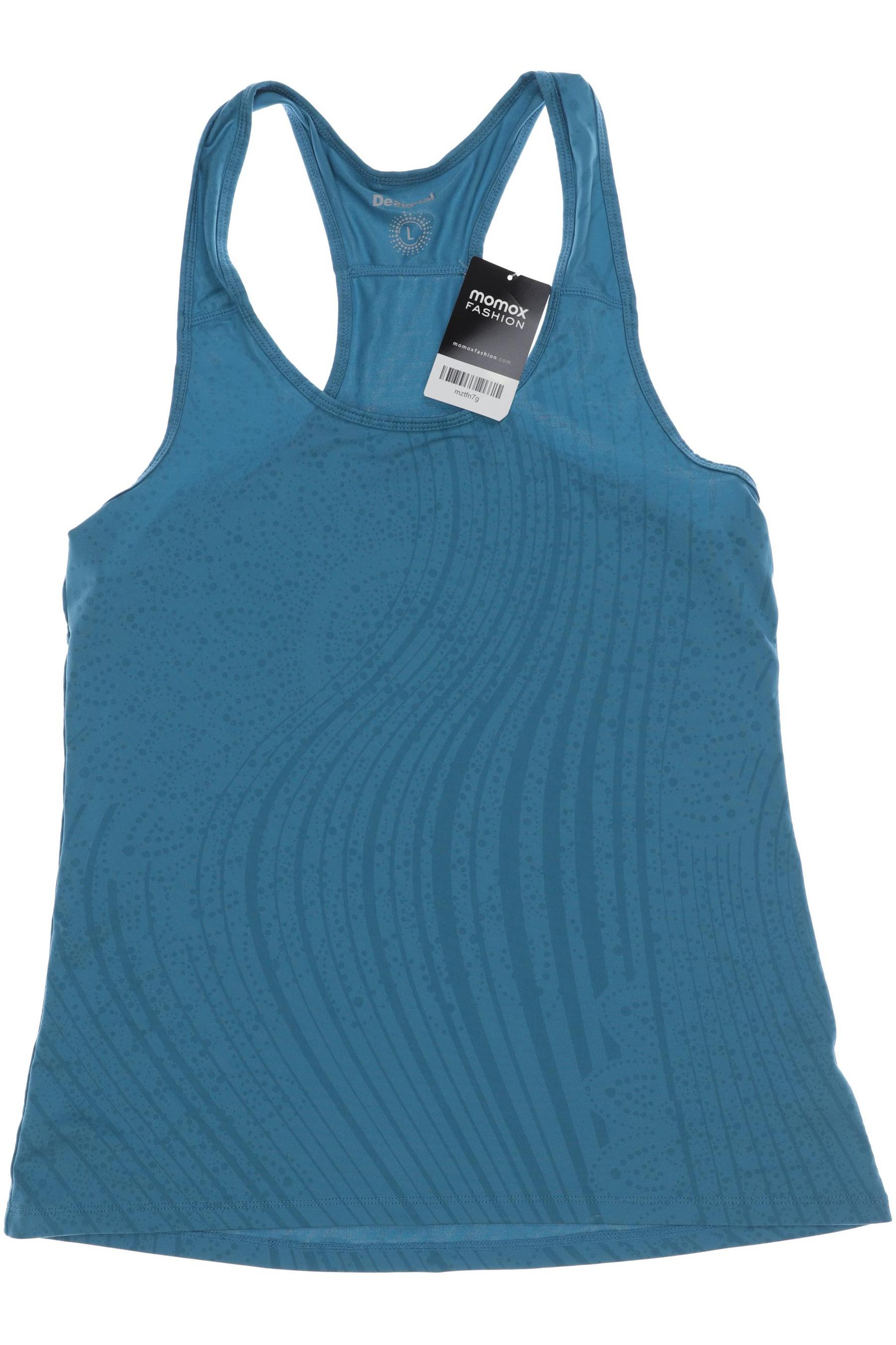 

Desigual Damen Top, türkis, Gr. 42