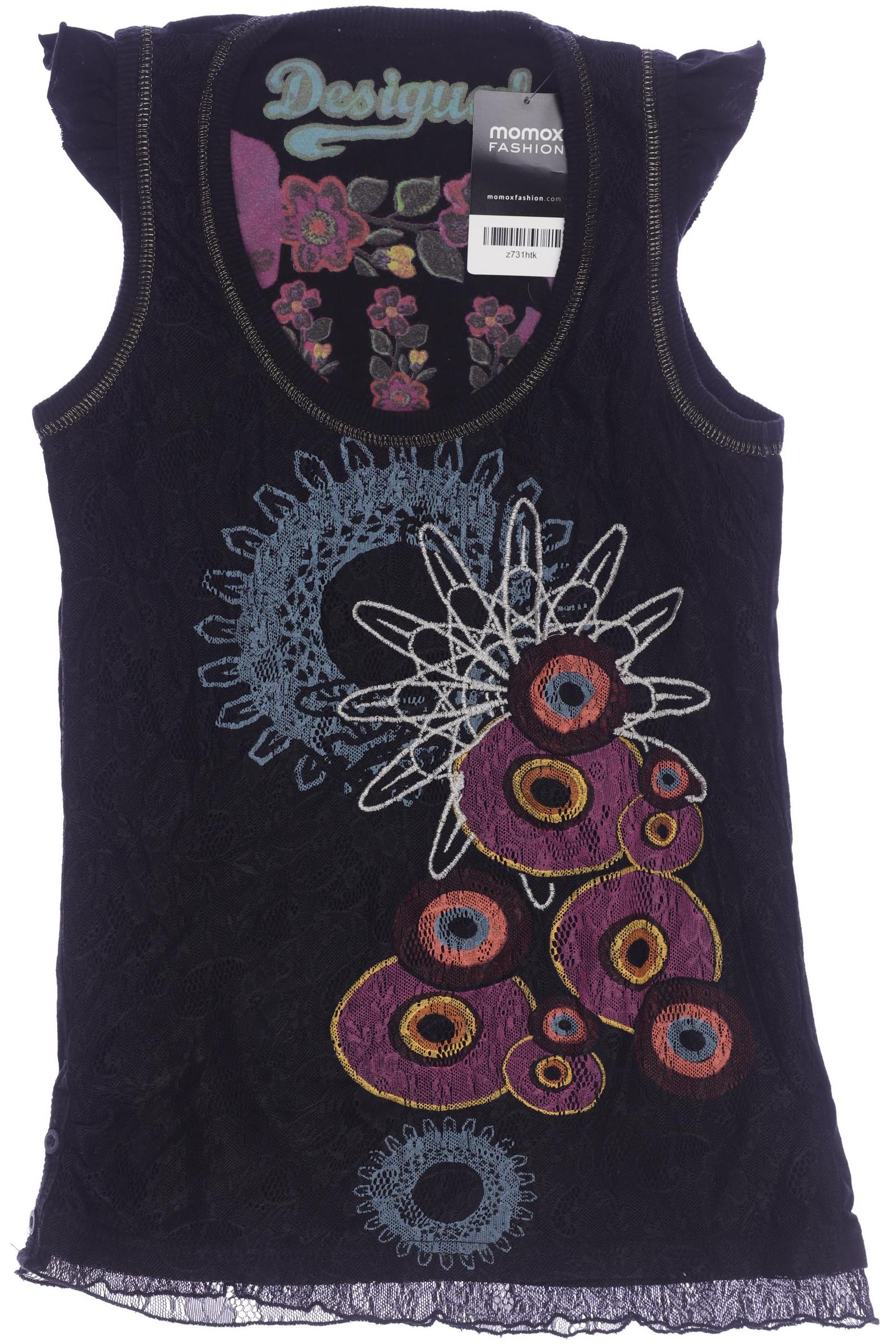 

Desigual Damen Top, schwarz, Gr. 38
